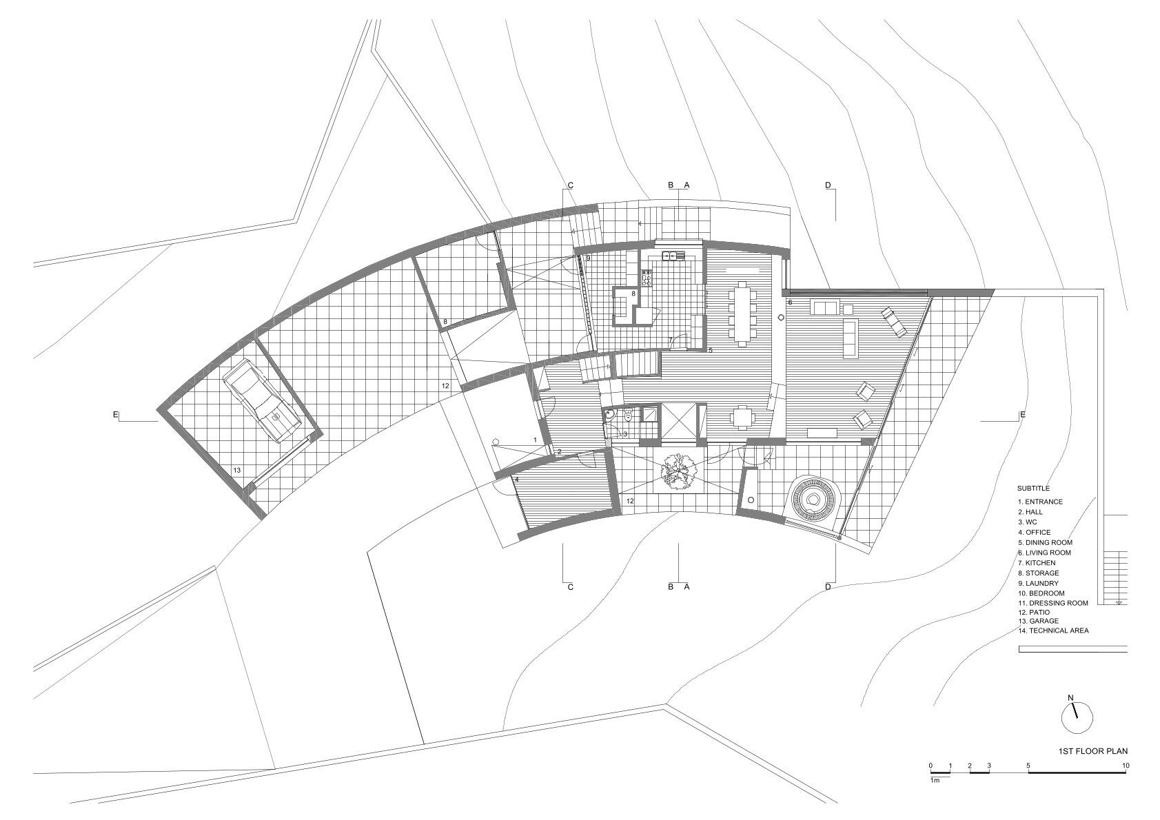 1 st floor plan