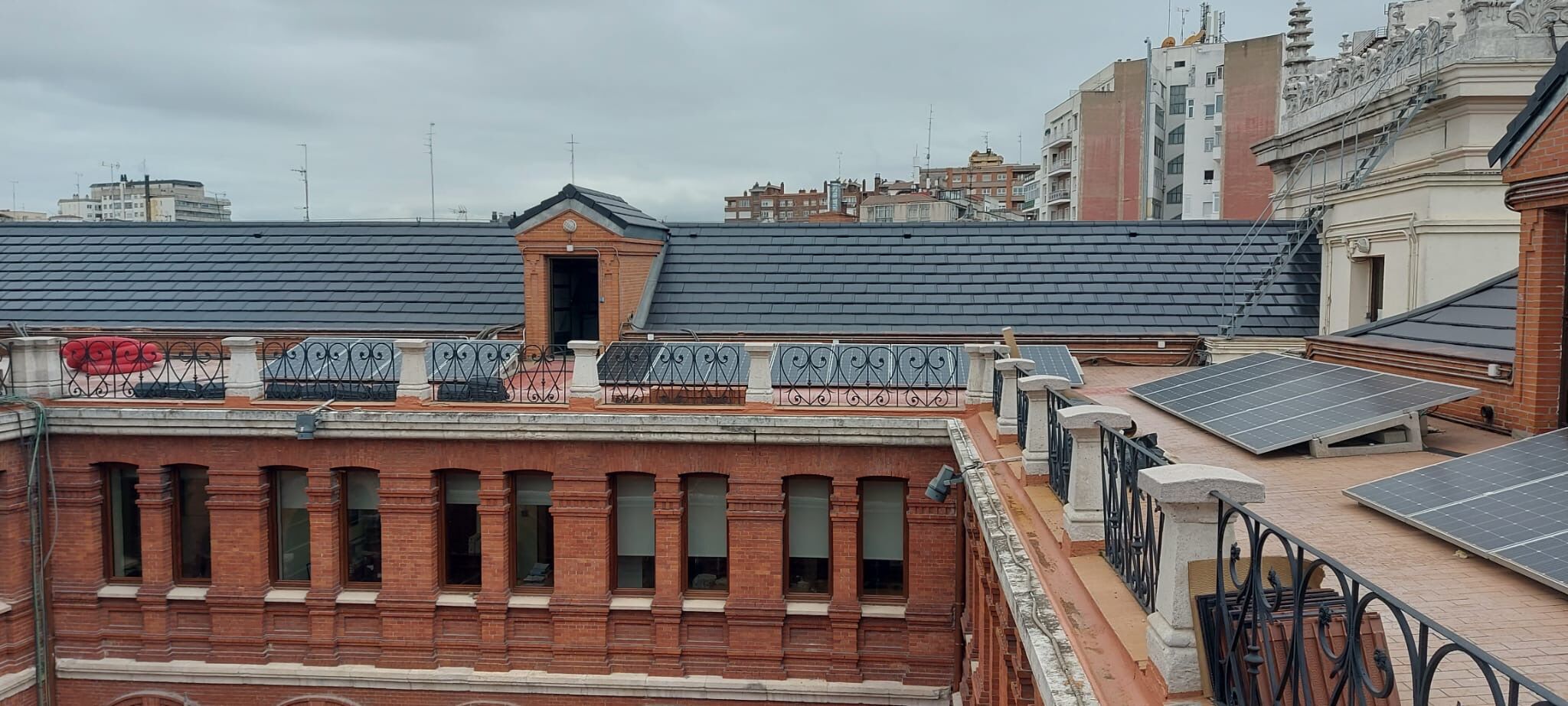 Renovation of the roof of Valladolid City Hall
