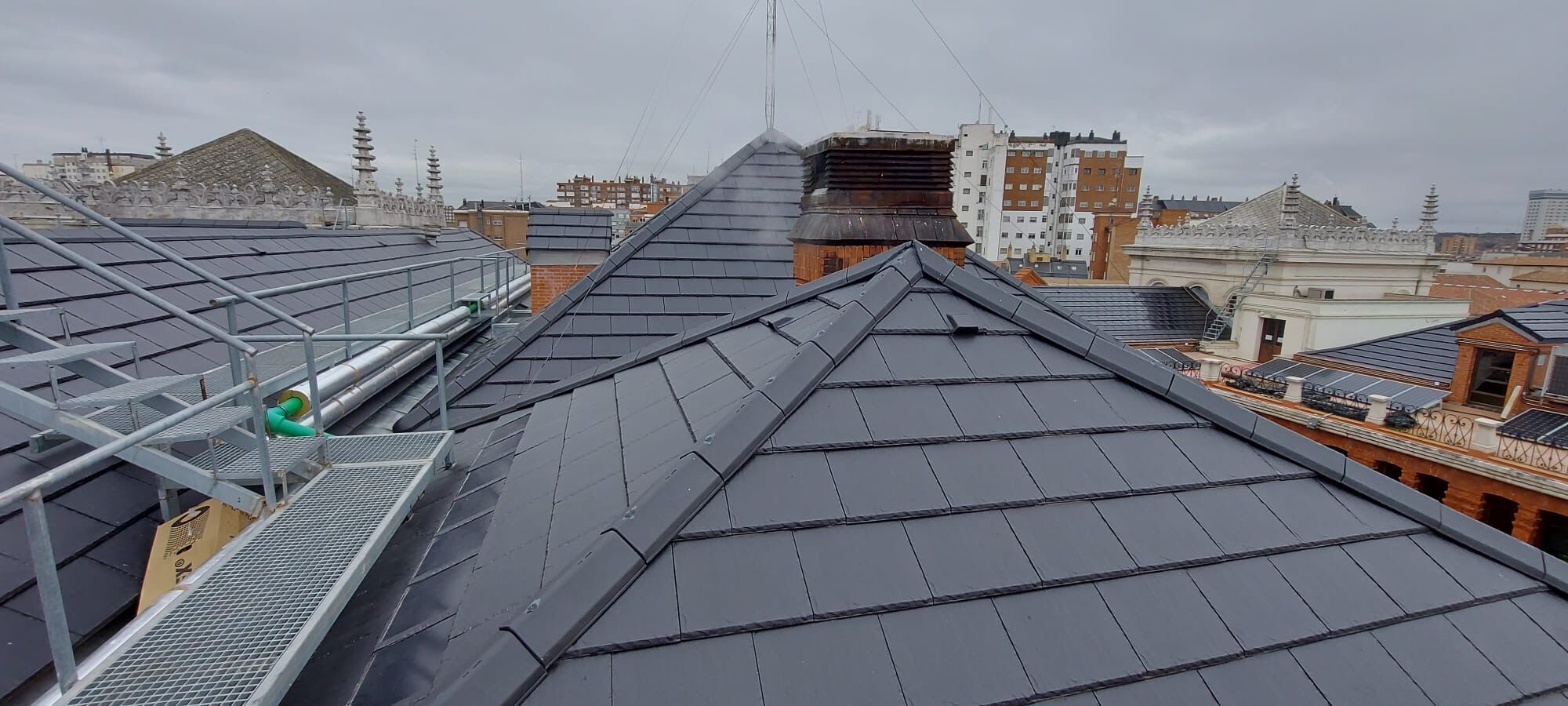 Renovation of the roof of Valladolid City Hall