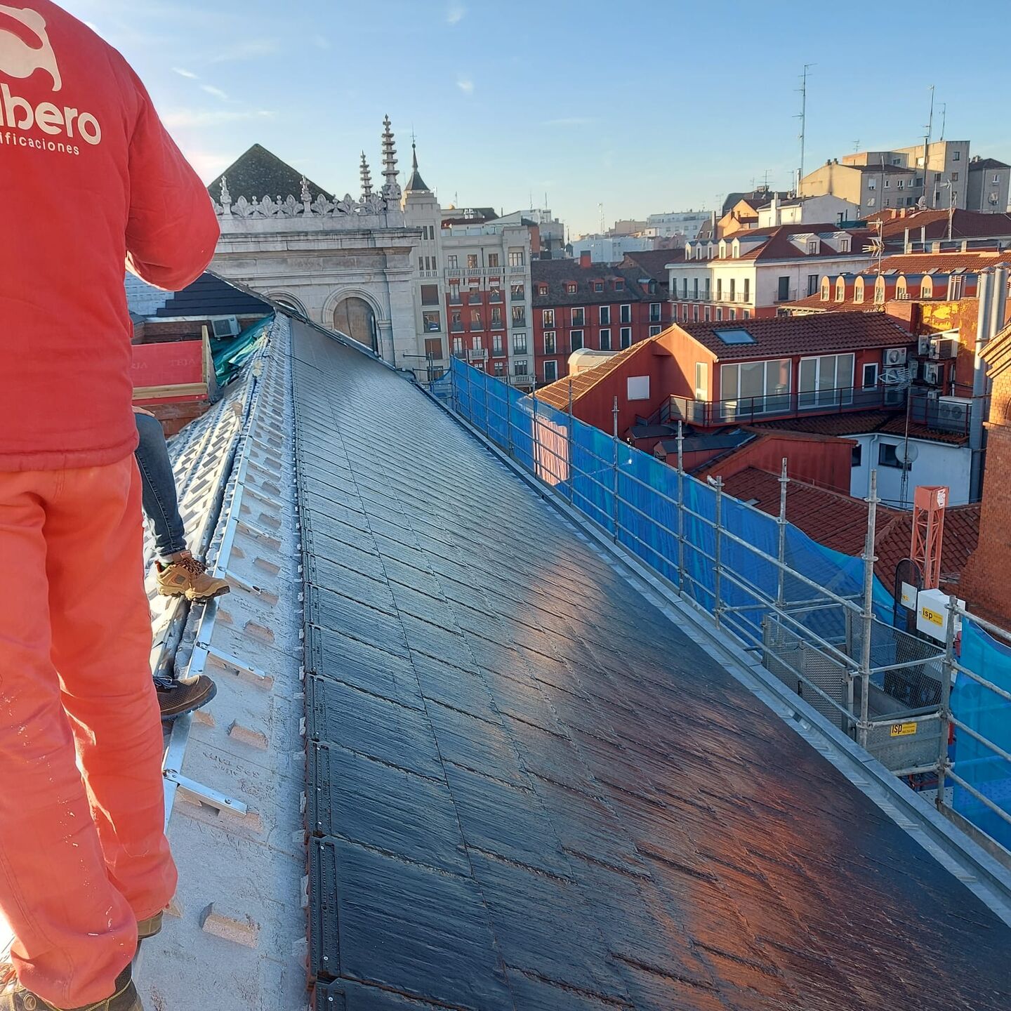 Renovation of the roof of Valladolid City Hall