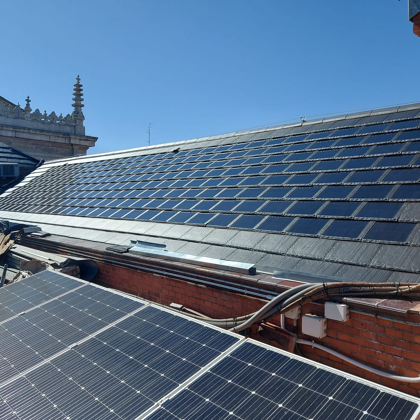 Renovation of the roof of Valladolid City Hall