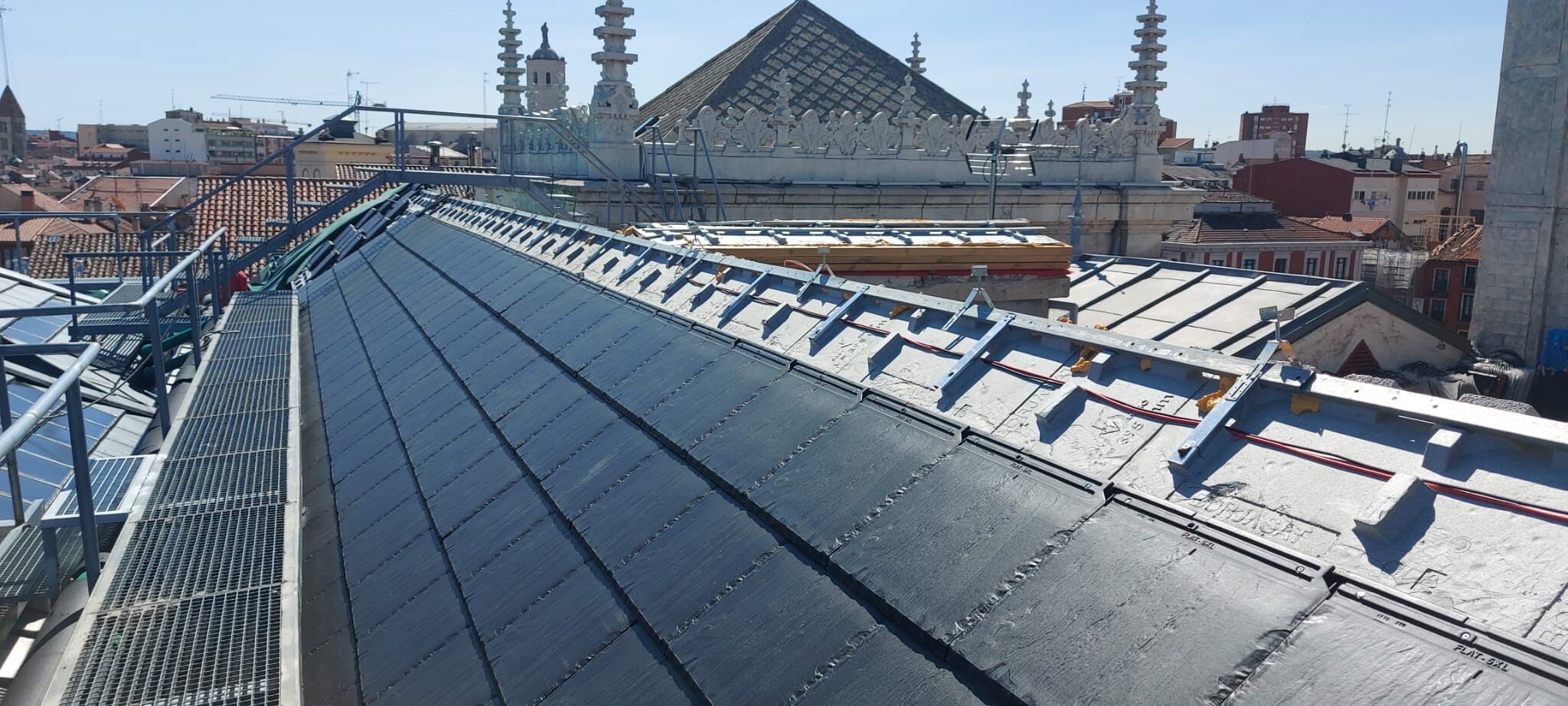Renovation of the roof of Valladolid City Hall