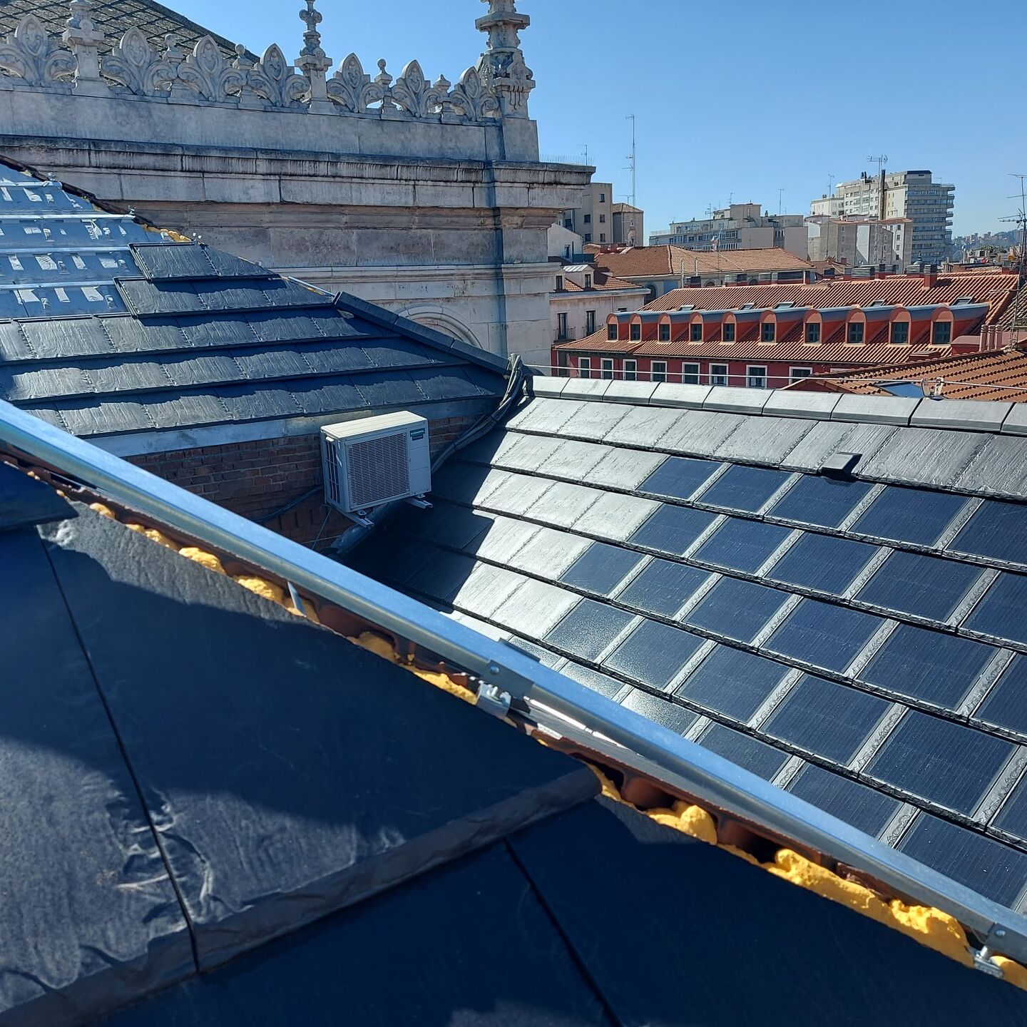Renovation of the roof of Valladolid City Hall