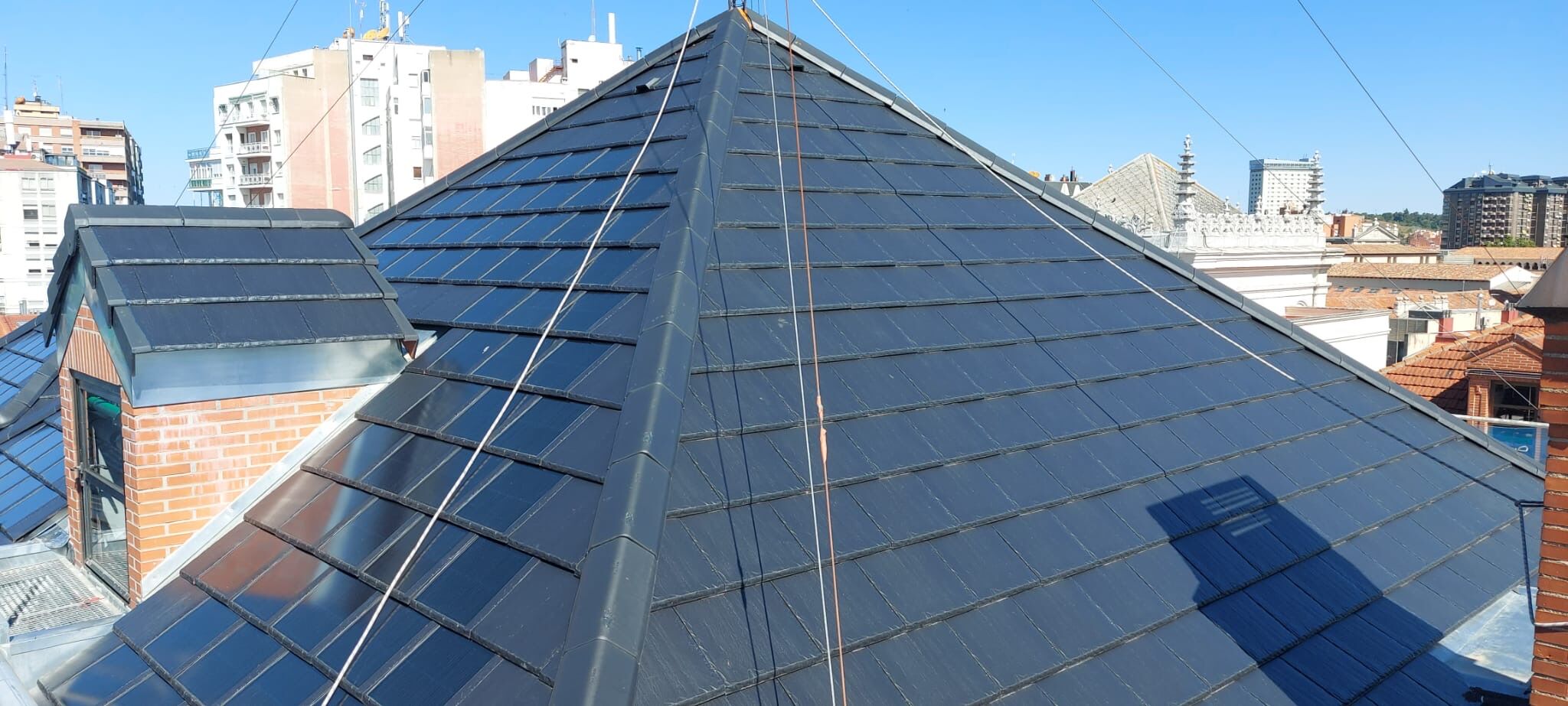 Renovation of the roof of Valladolid City Hall