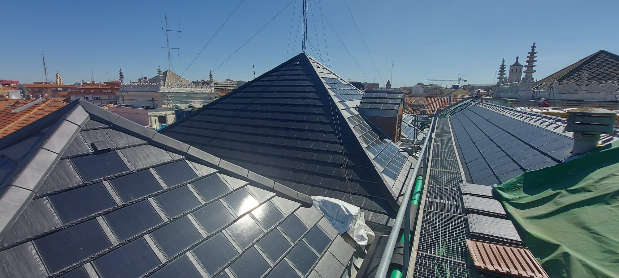Renovation of the roof of Valladolid City Hall