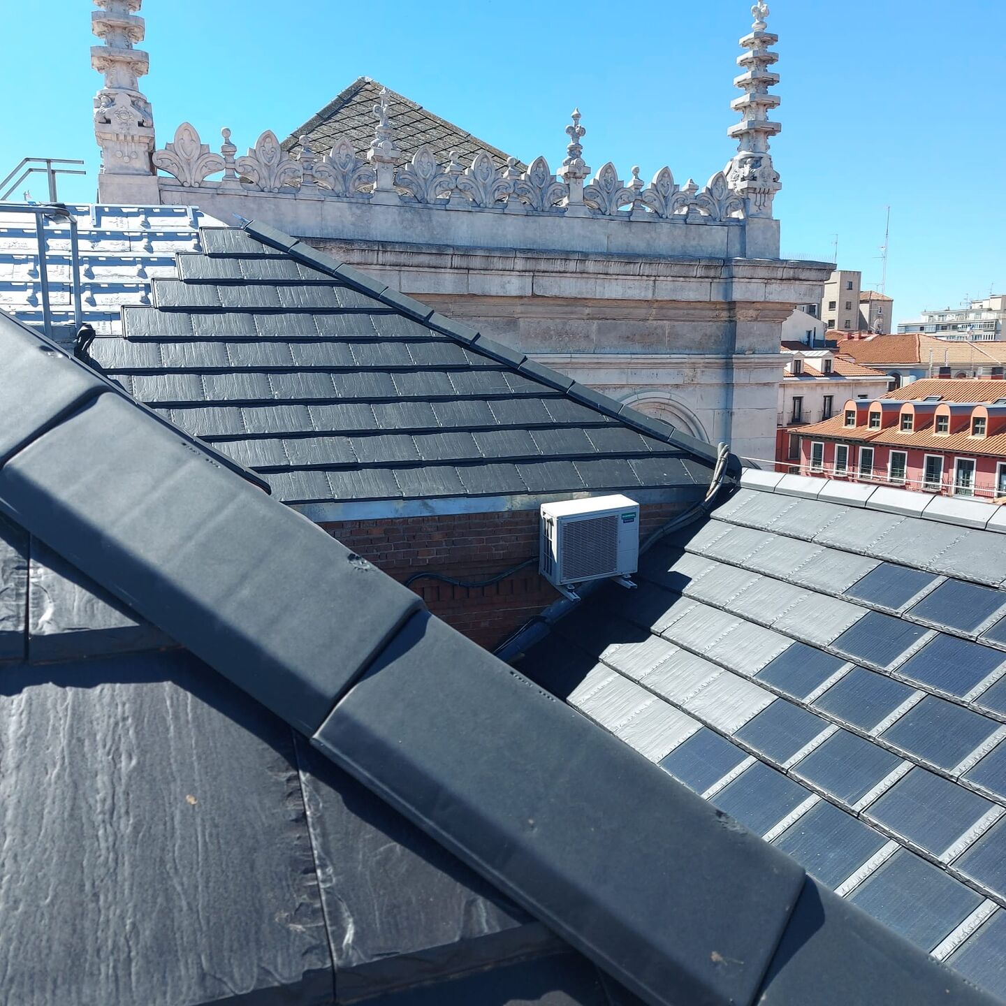 Renovation of the roof of Valladolid City Hall