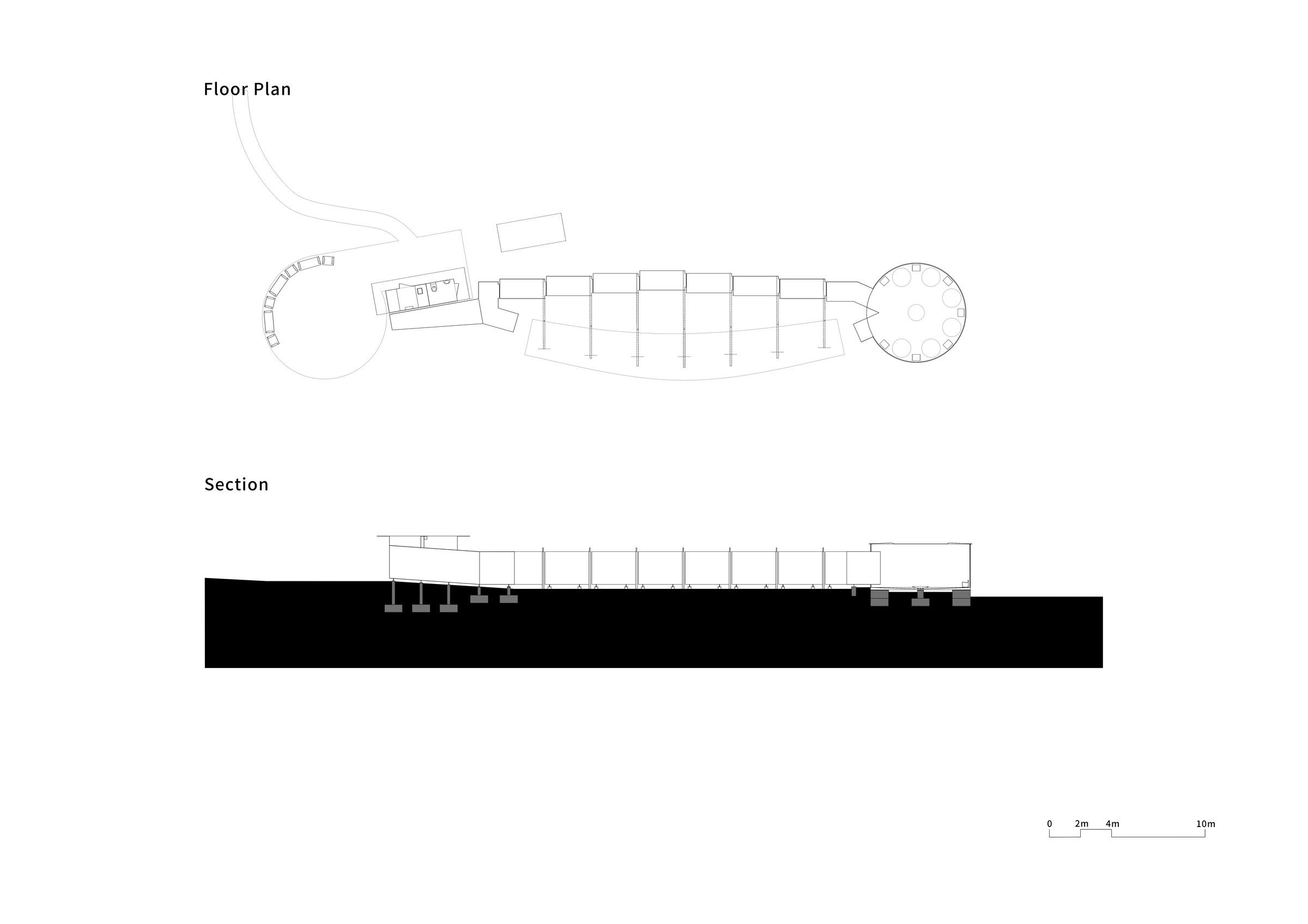 Plan & section drawing