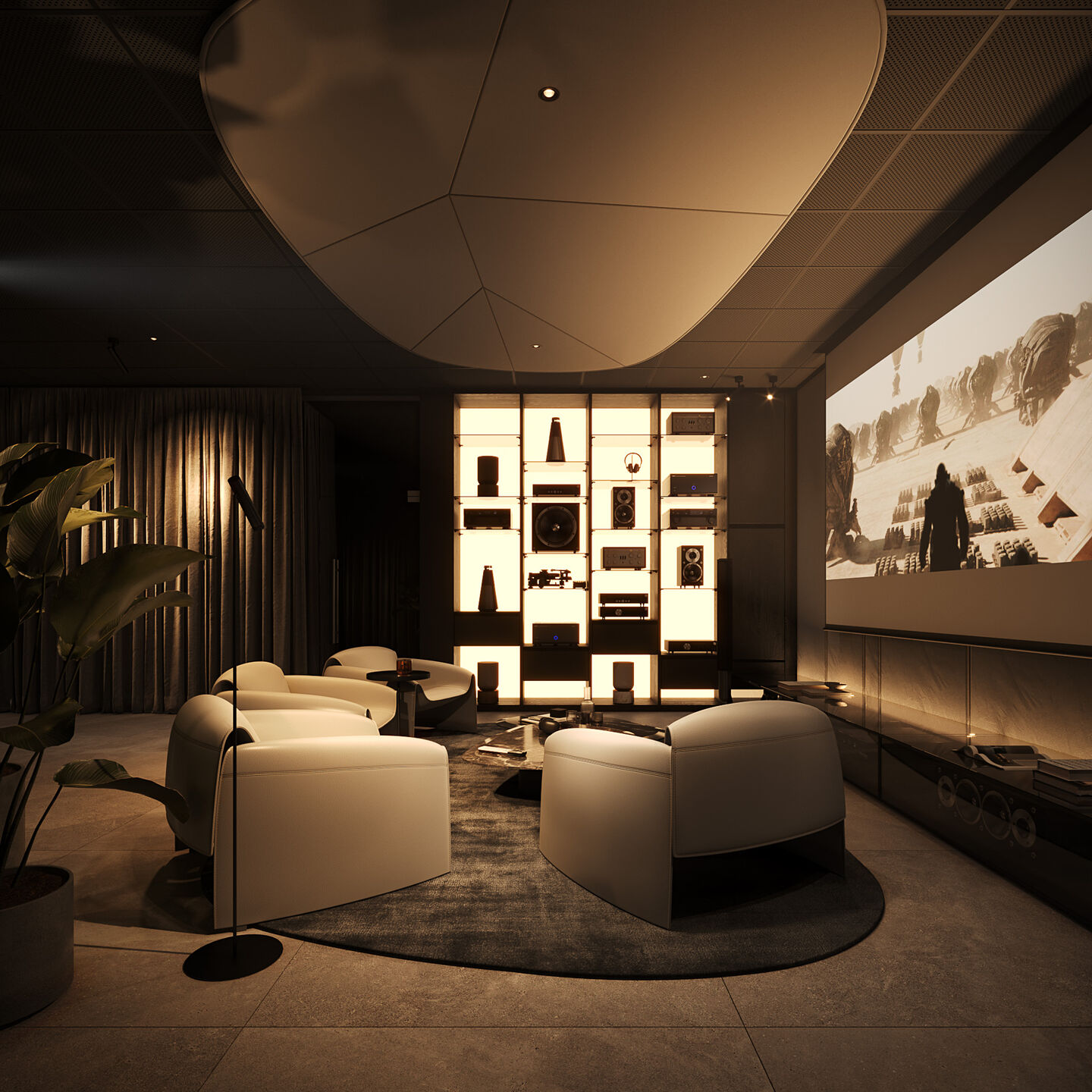 Audio systems are presented within a structured display, allowing clarity and comparison without visual noise.