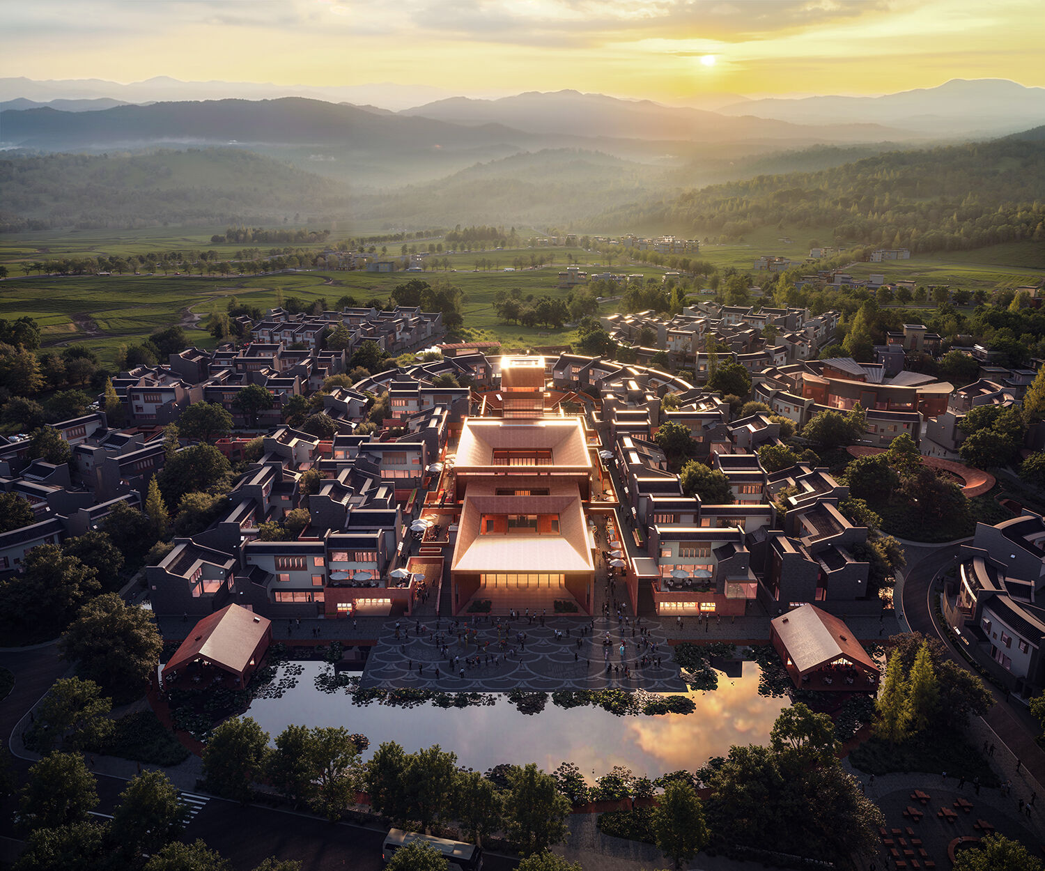 Contemporary Interpretation of the Hakka Weilong House
