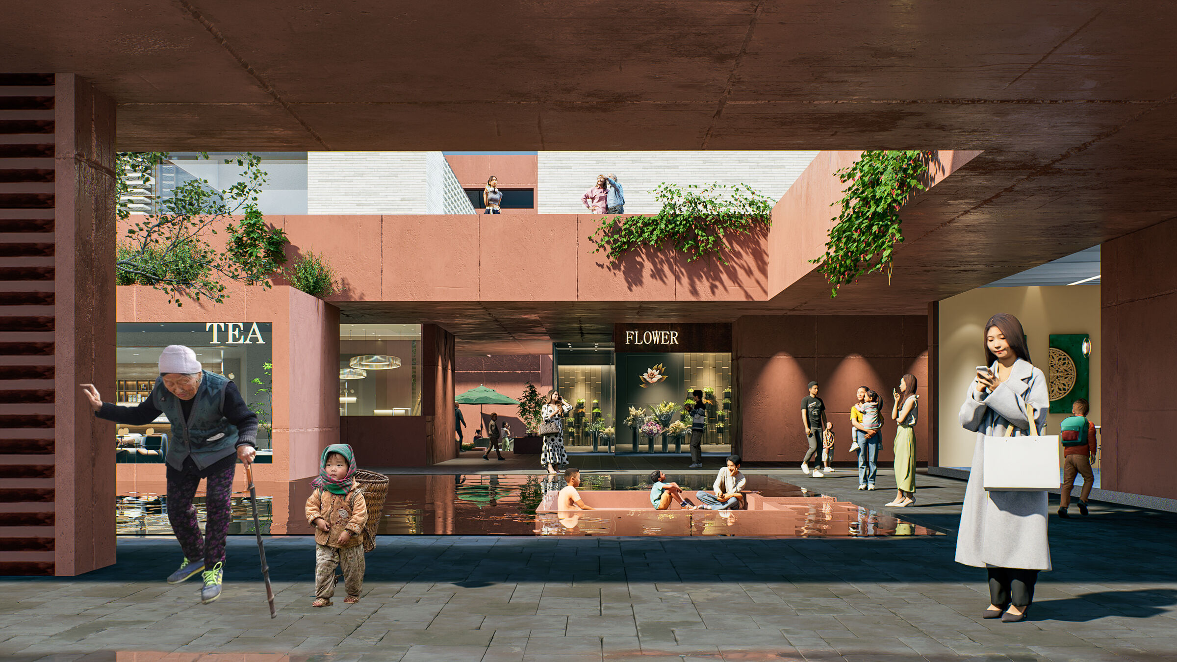 Multi-Layered Ground-Floor Public Spaces