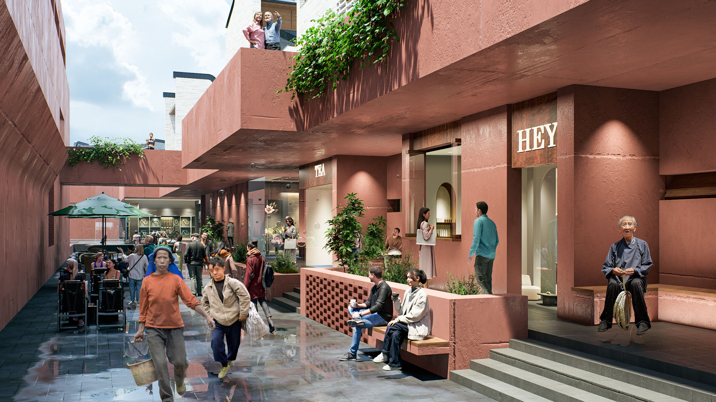 Multi-Layered Ground-Floor Public Spaces