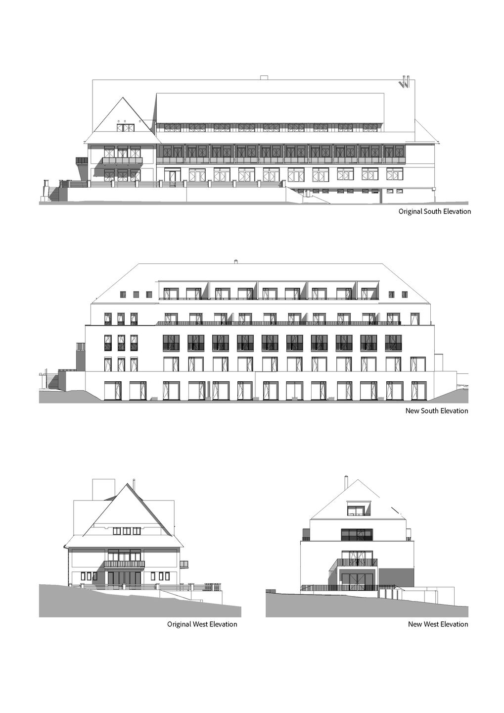 Elevation south-west