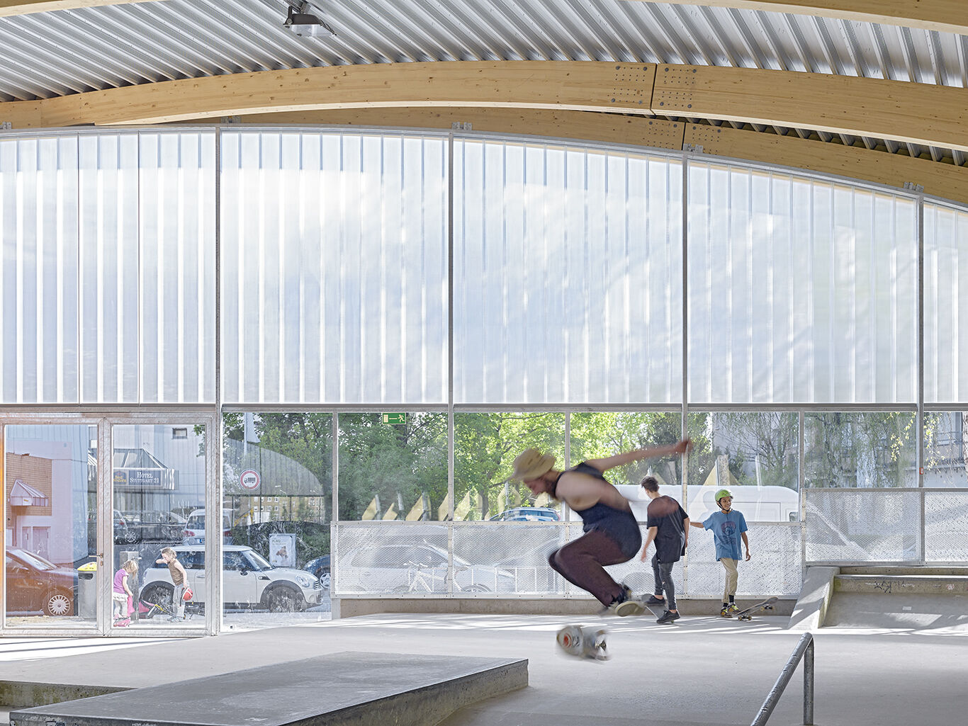 Skatepark at Prague Cemetery