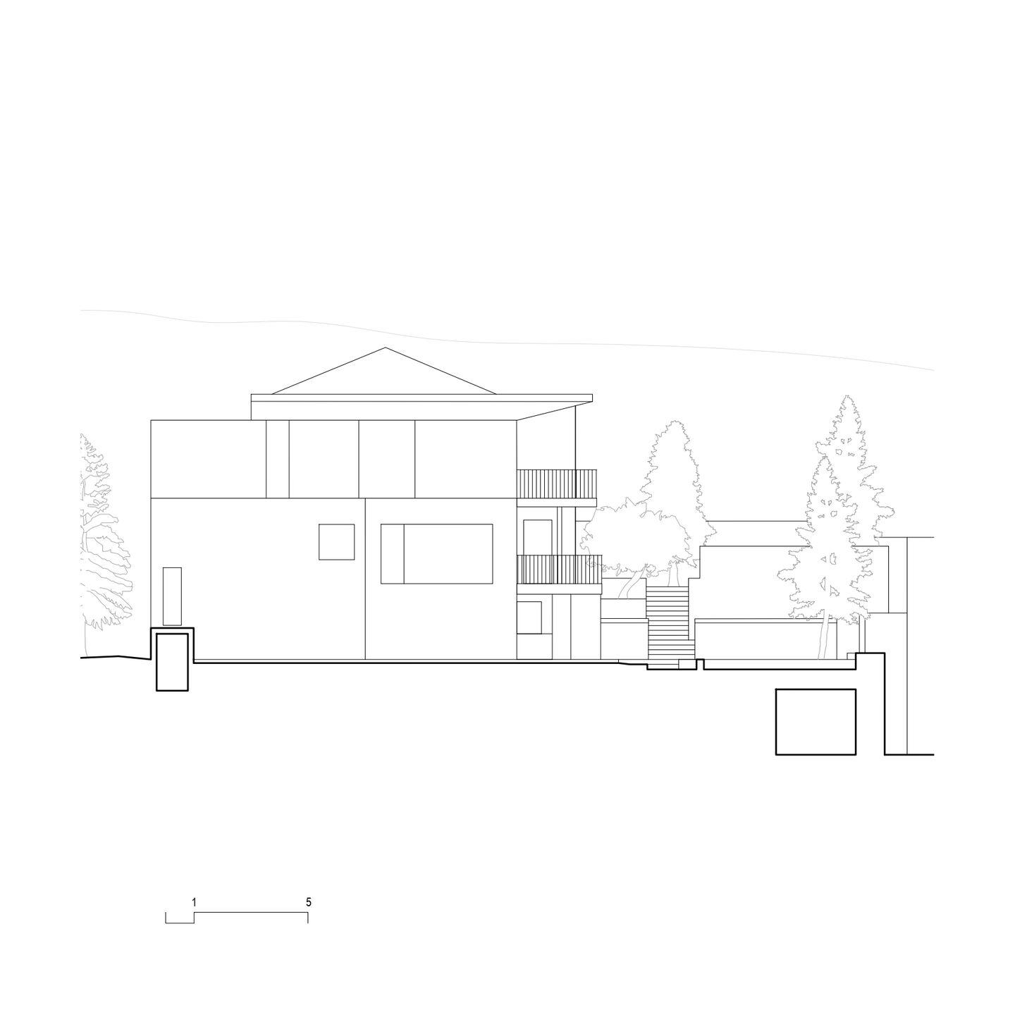 west elevation