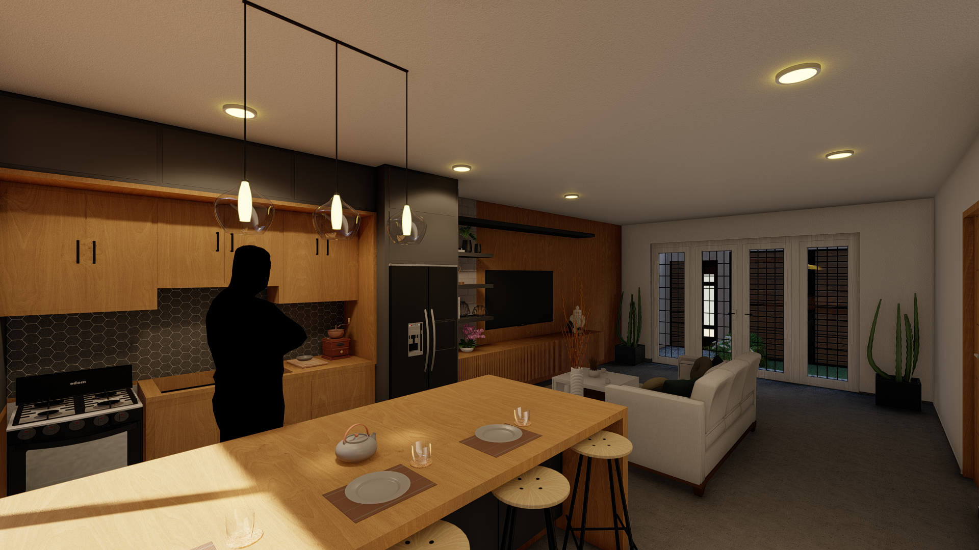 KITCHEN/LIVINGROOM