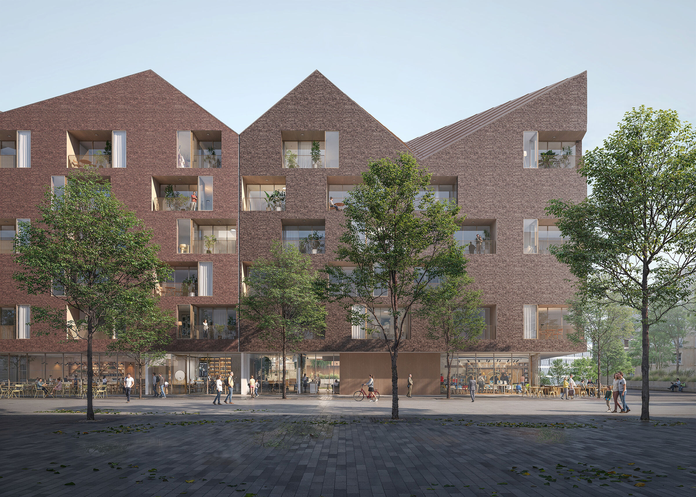 External view of the Urban Eden residential complex