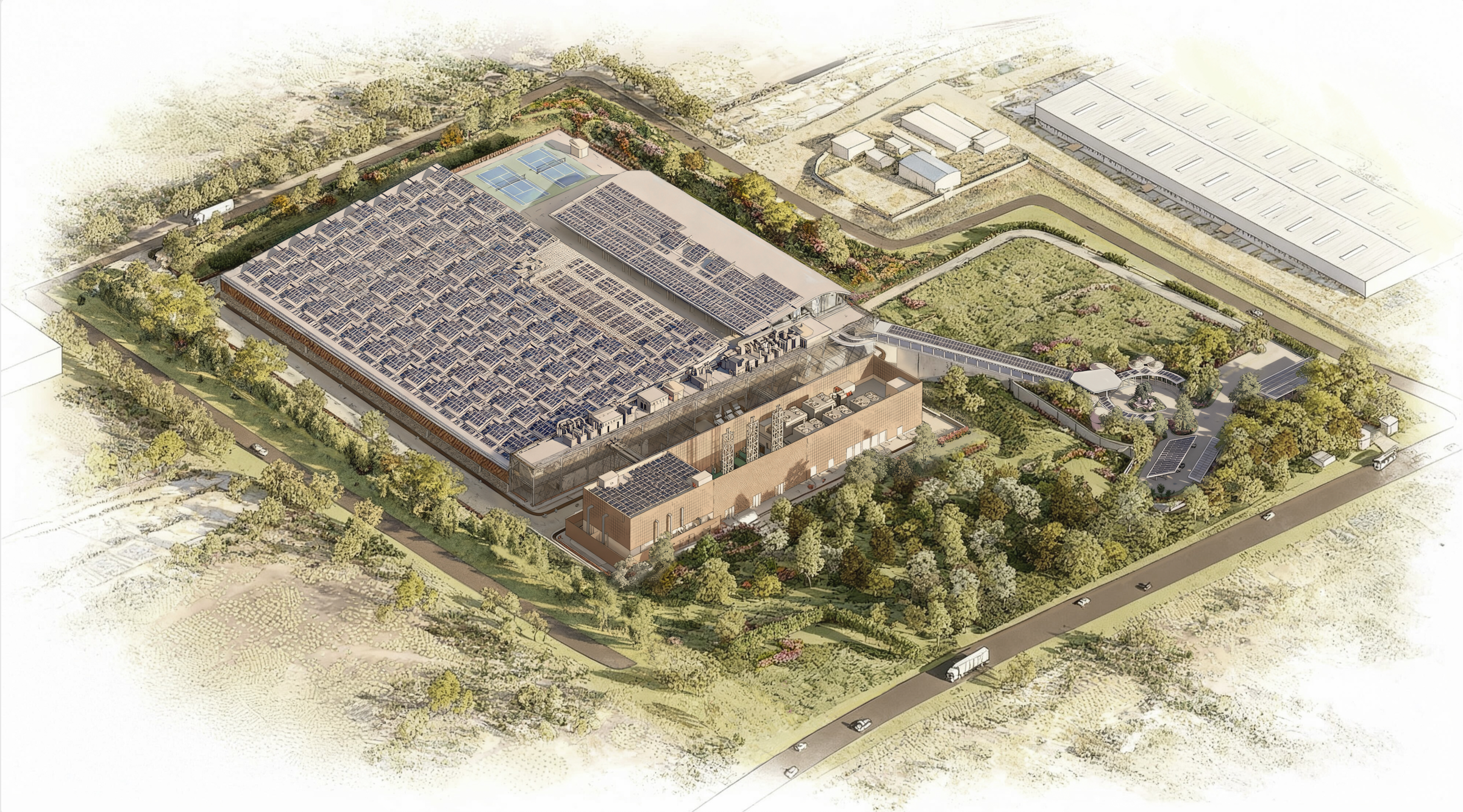 Secure Sehore Aerial View
