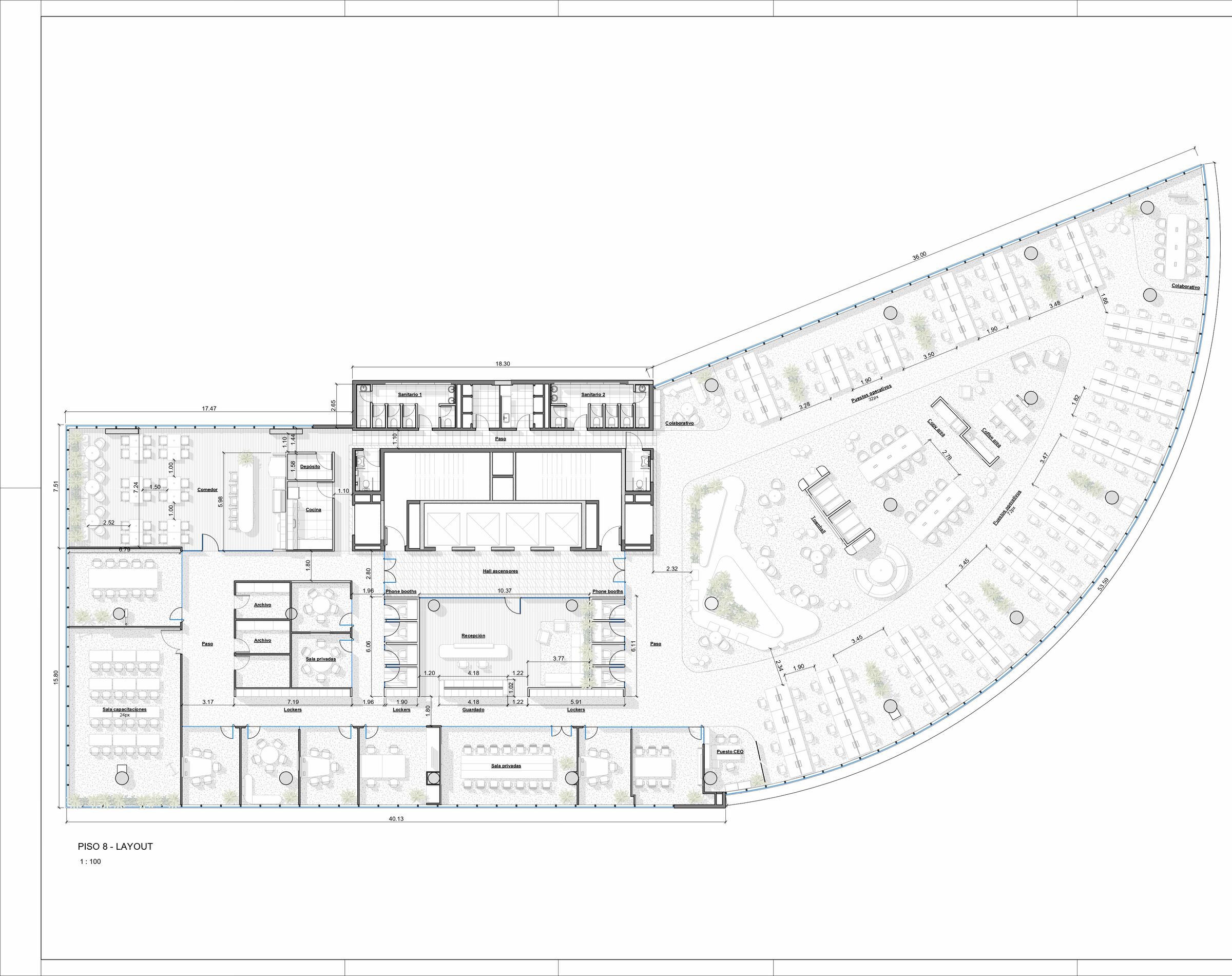 AstraZeneca Layout by Contract Workplaces