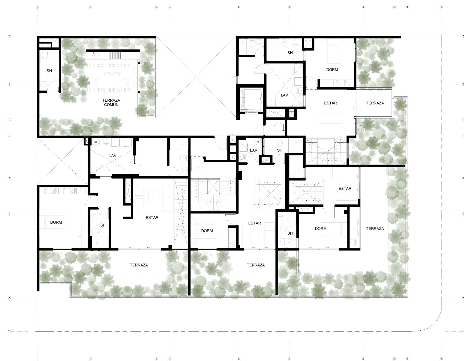 Roof Level Plan