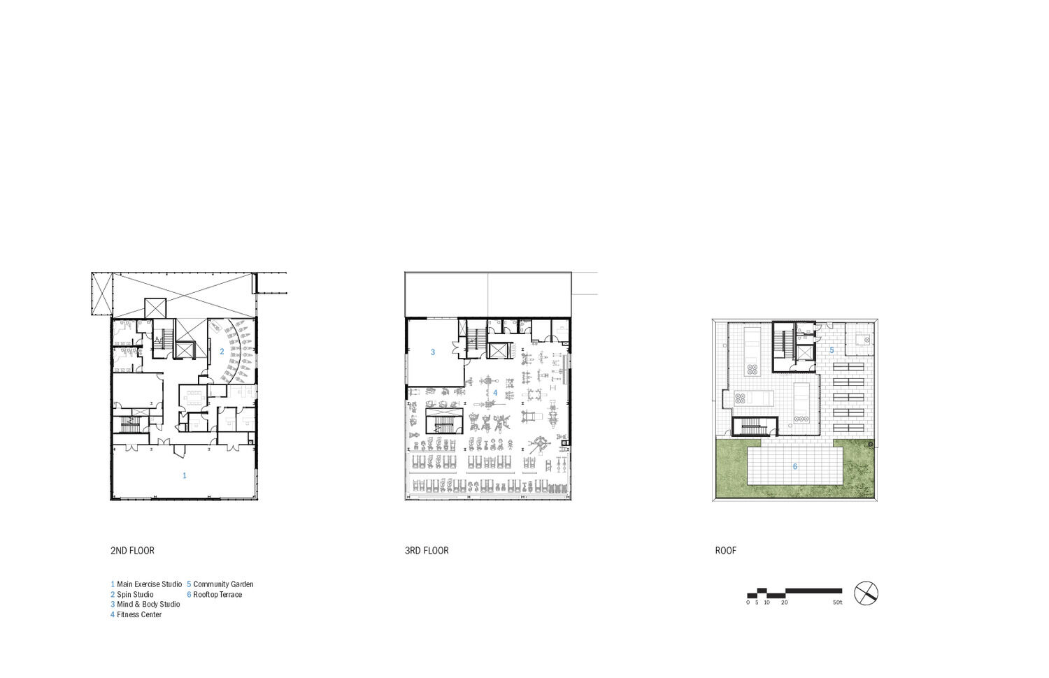 Wellness pavilion floor plans