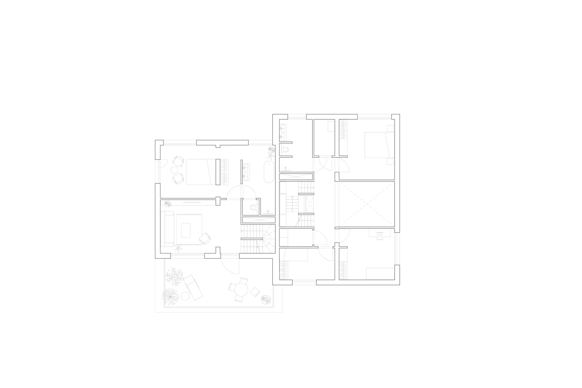 Semi-detached house, 1st floor