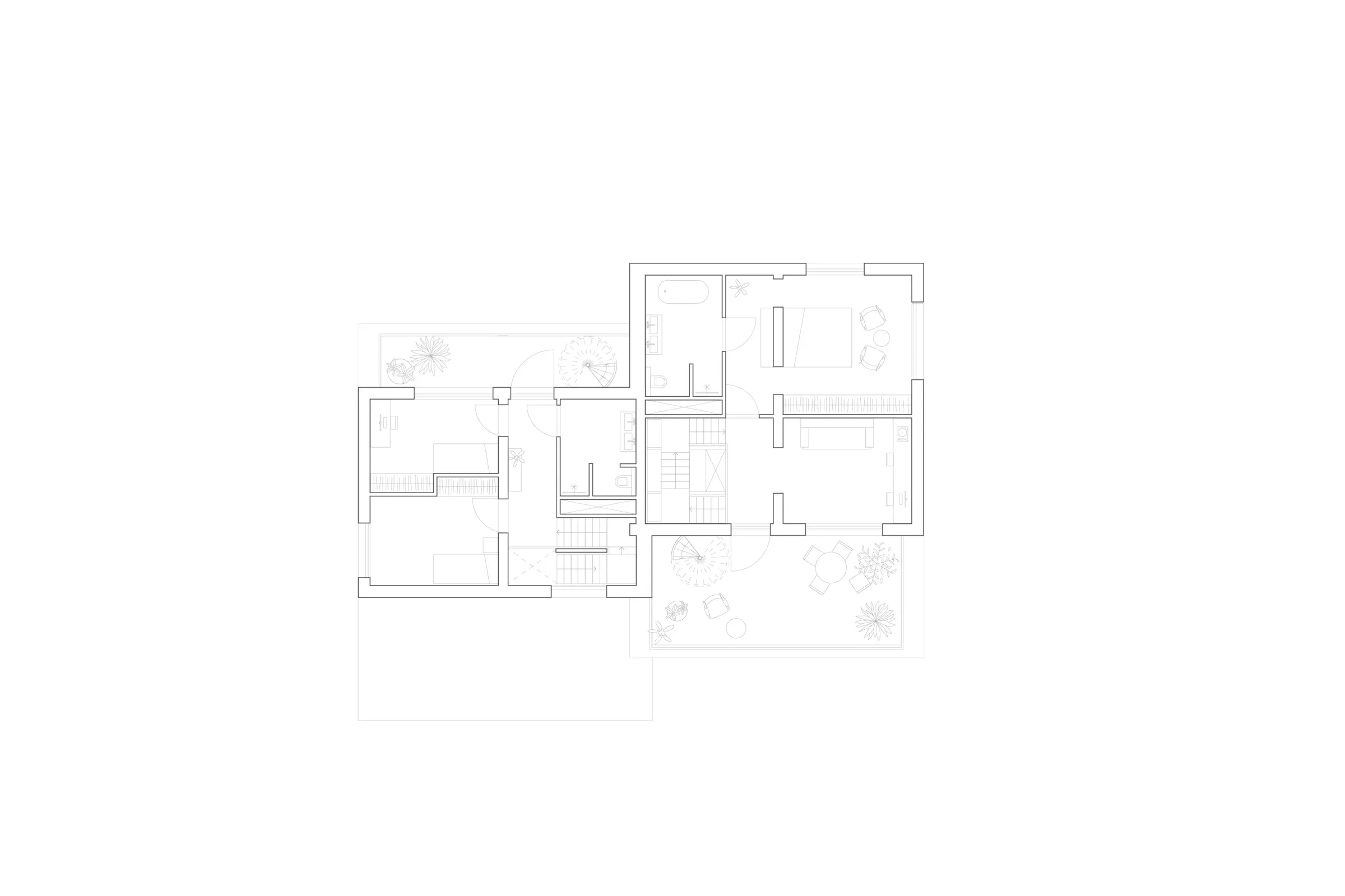 Semi-detached house, 2nd floor