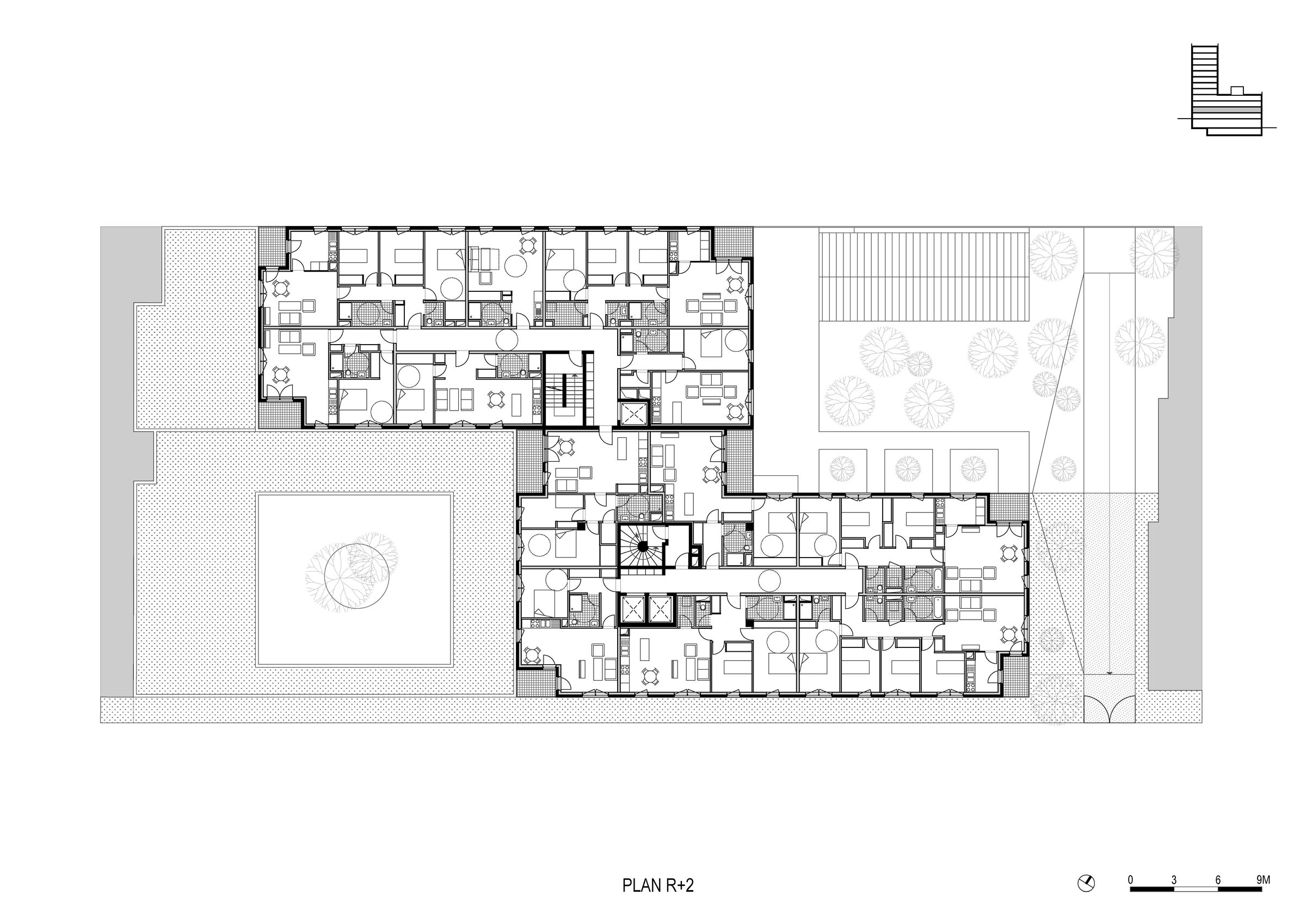 Plan R+2, 300