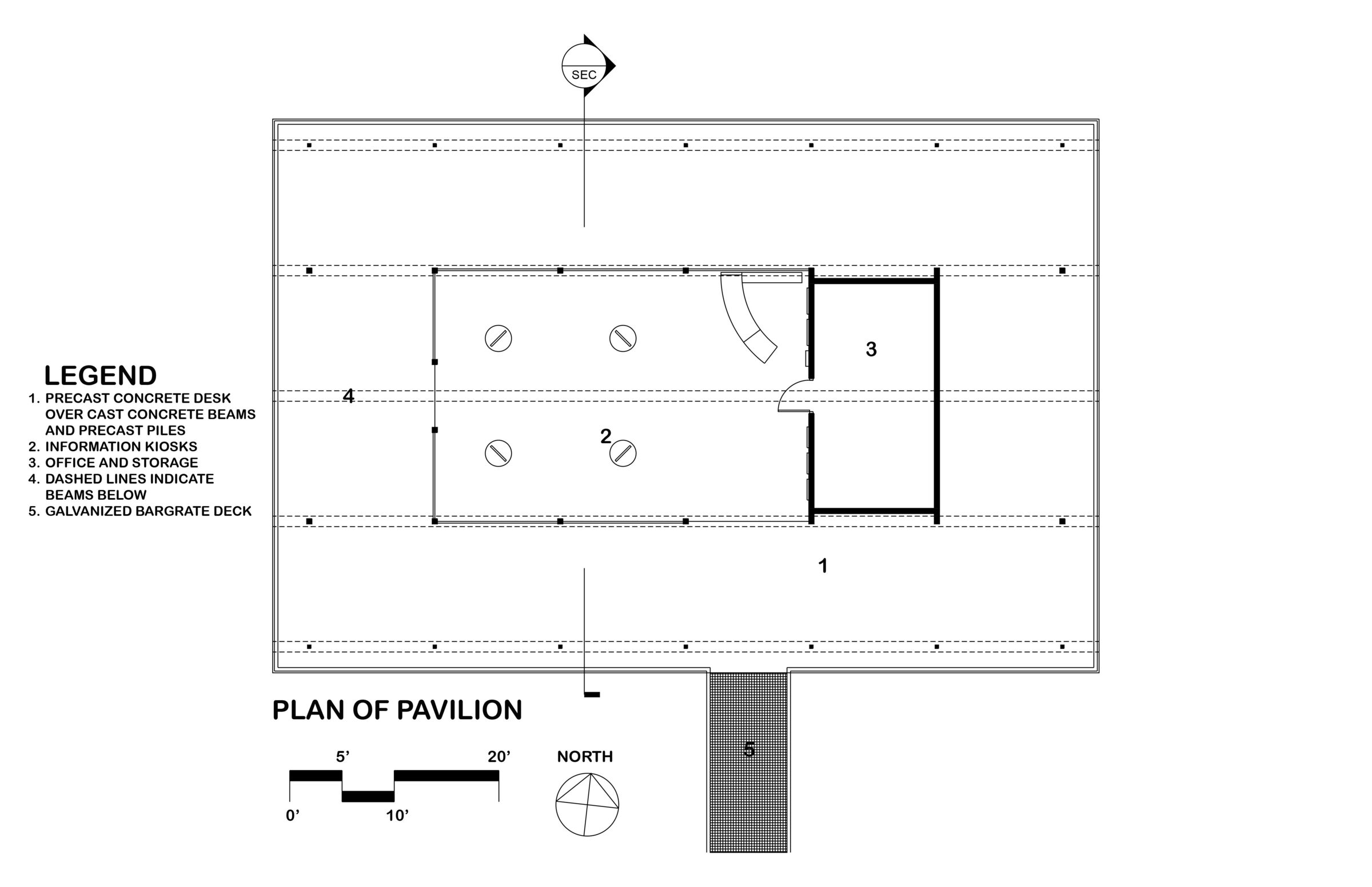 plan of pavilion
