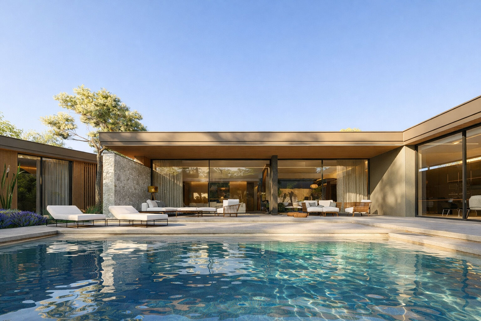 Swimming pool and terrace