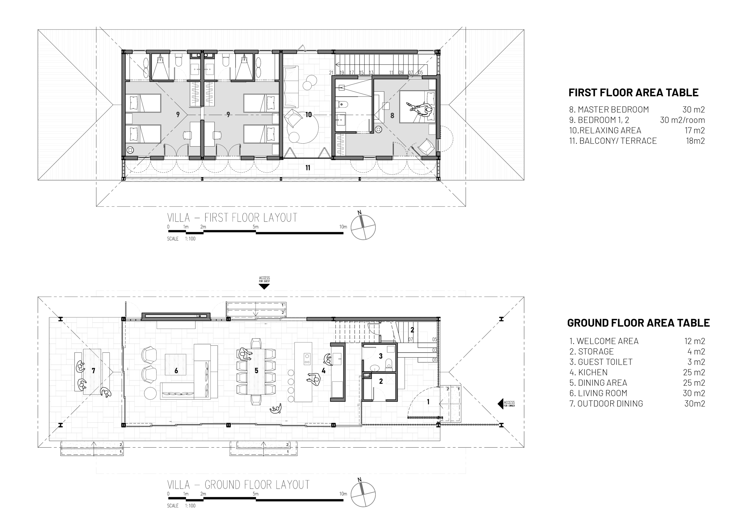 Main Villa Layout Plan