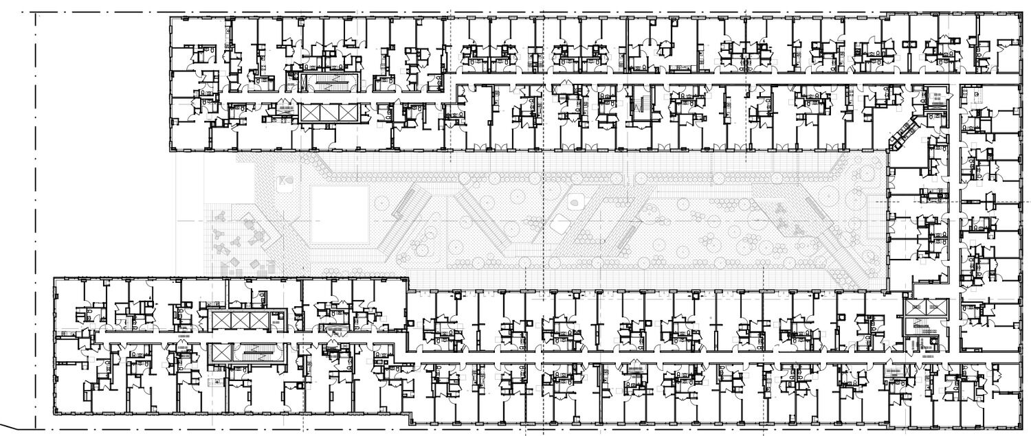 The Riverie, 4th Floor Full Block Plan