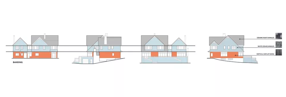Exterior Siding Concept to Breakdown Massing
