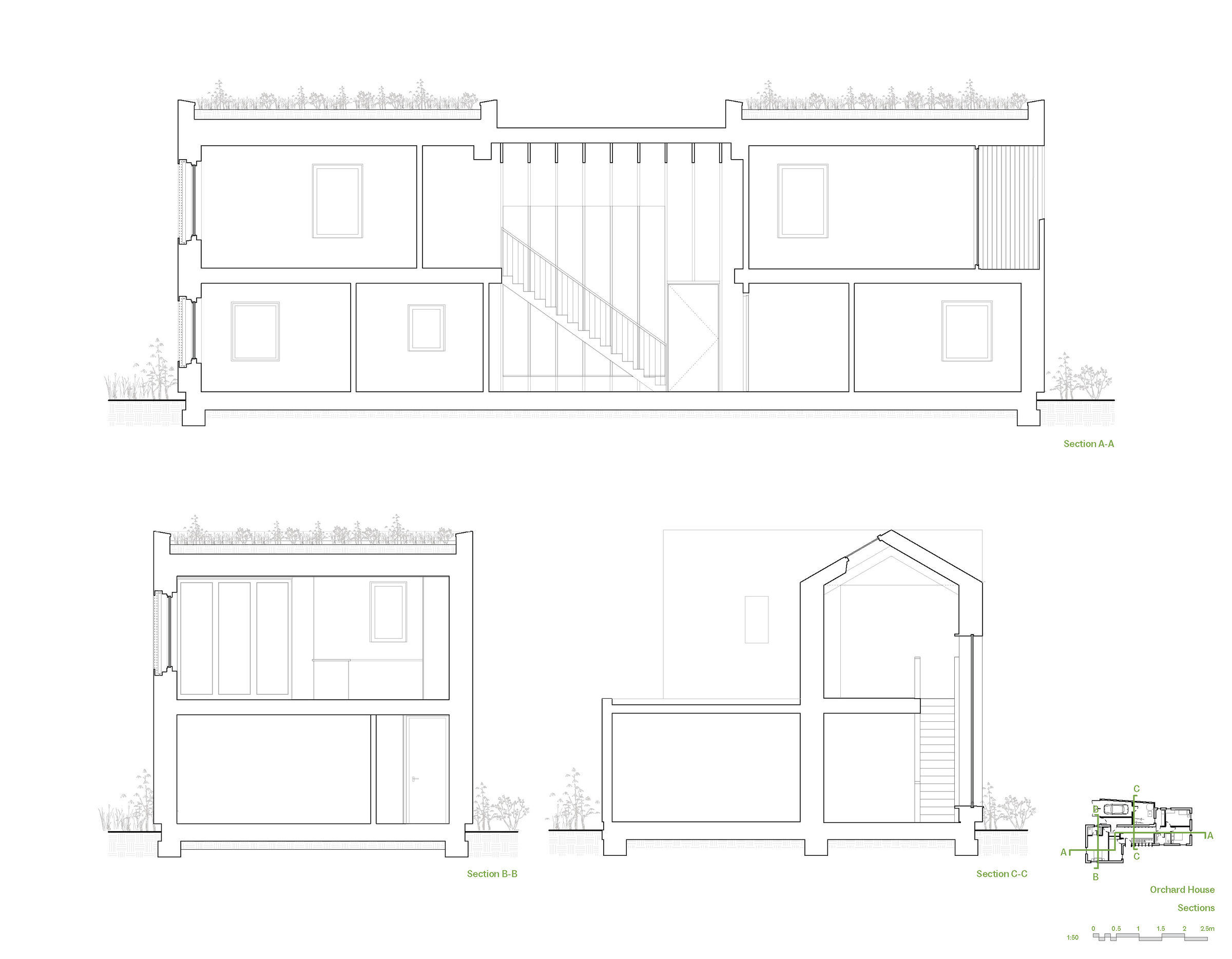 Orchard House Sections