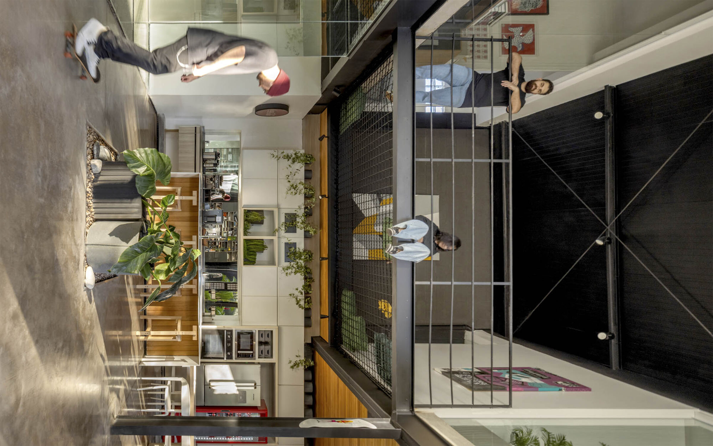 Kitchen + Rope net for resting