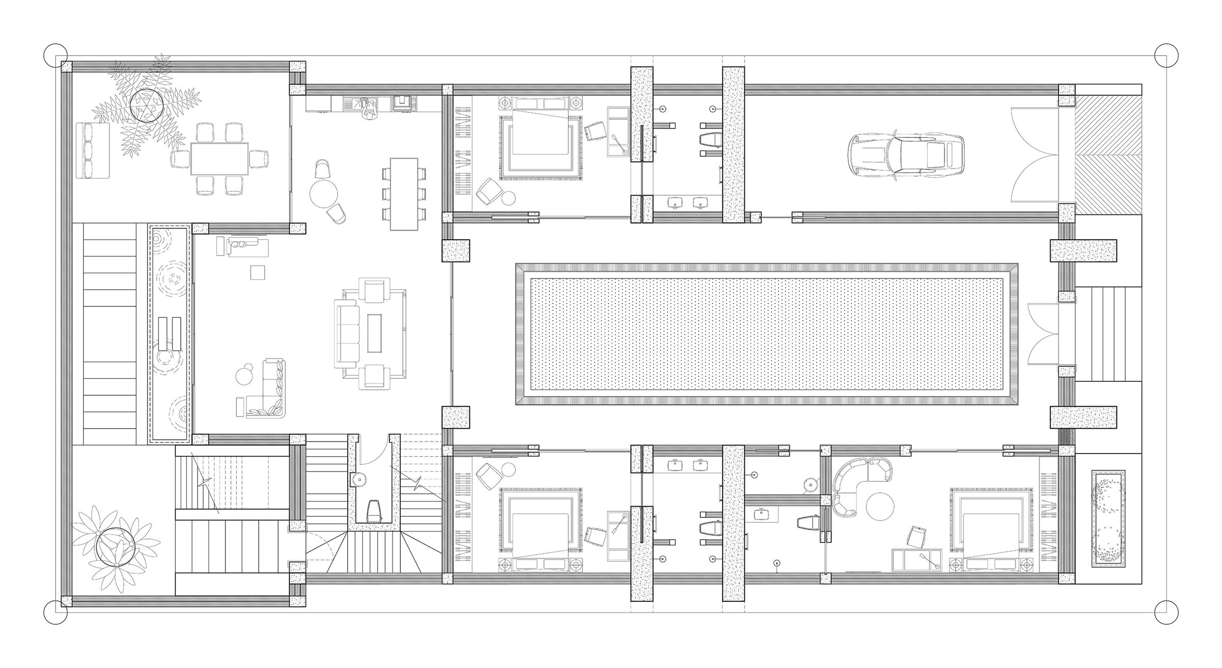 Japanese House II, ground floor