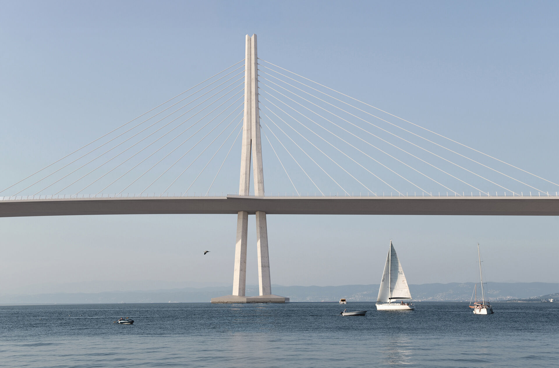 Main span pylon