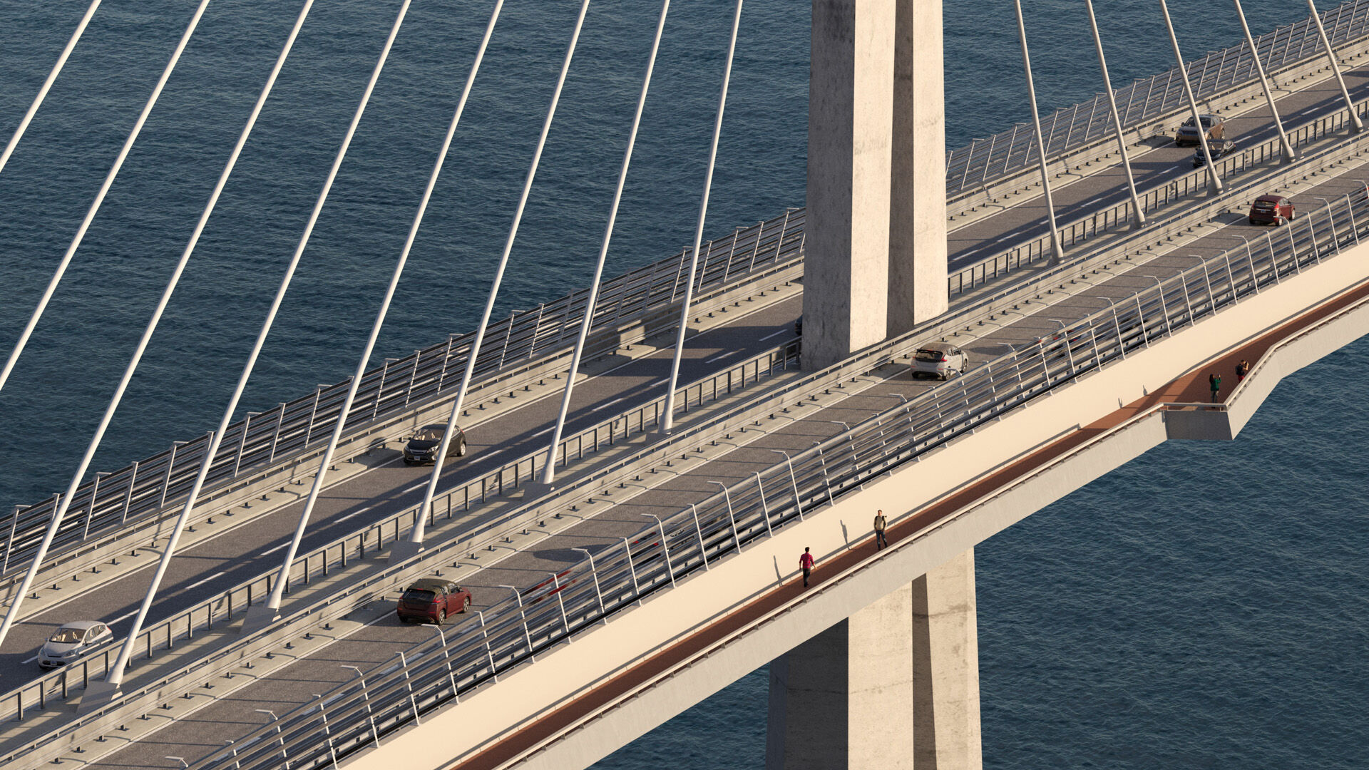 Bridge deck structure