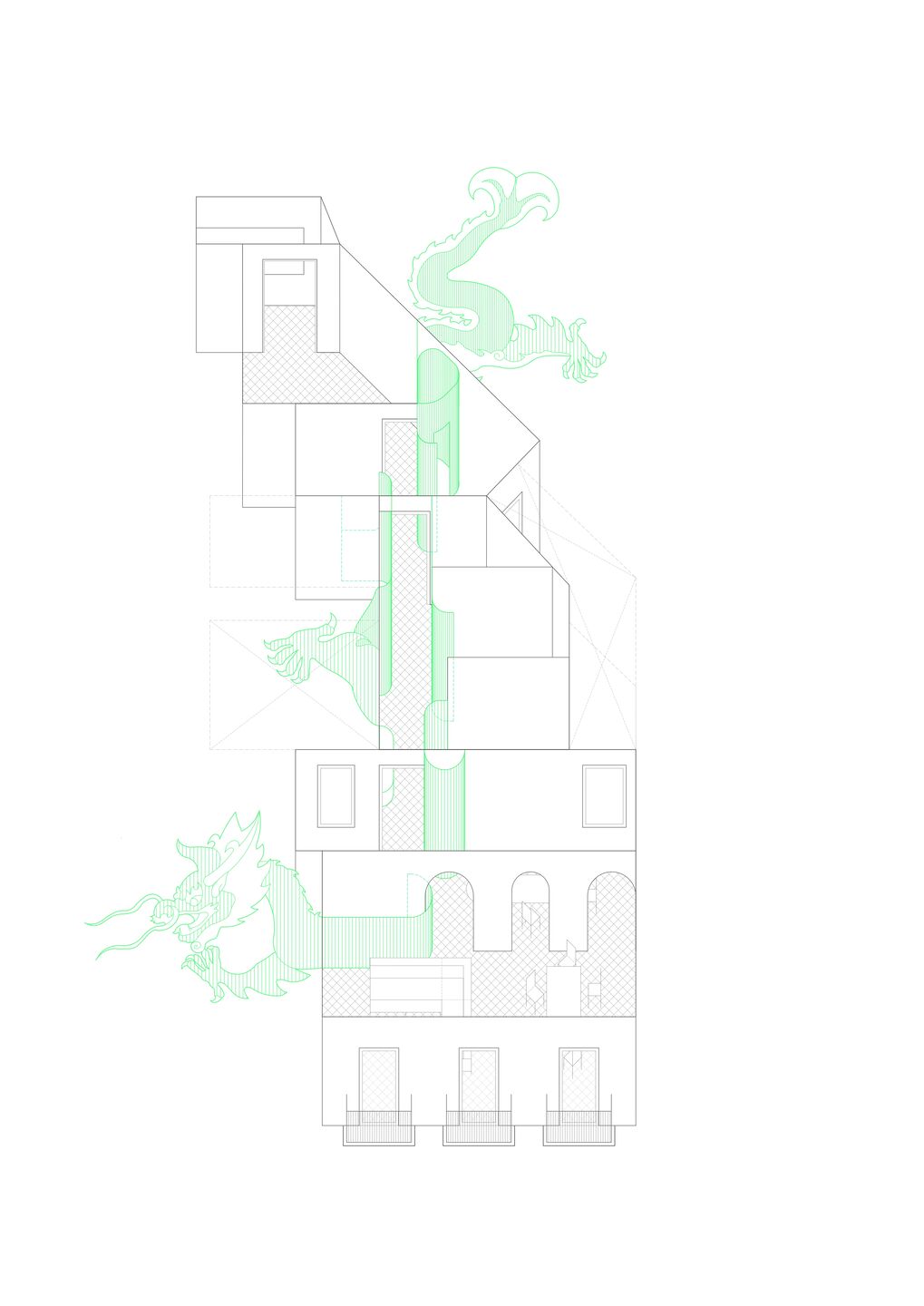 Long Flat Diagram