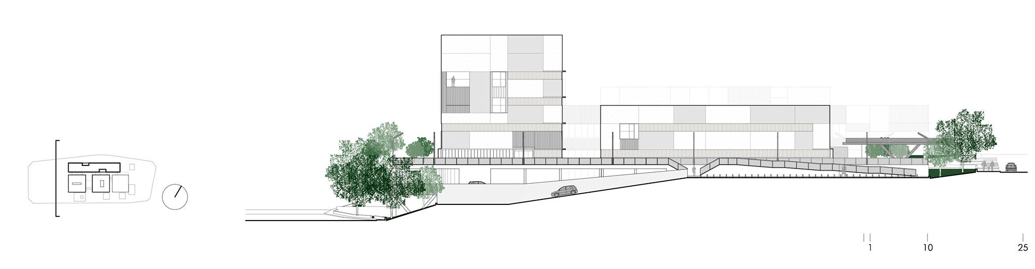 West elevation