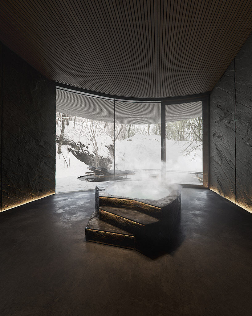 Interior View, Stone bath