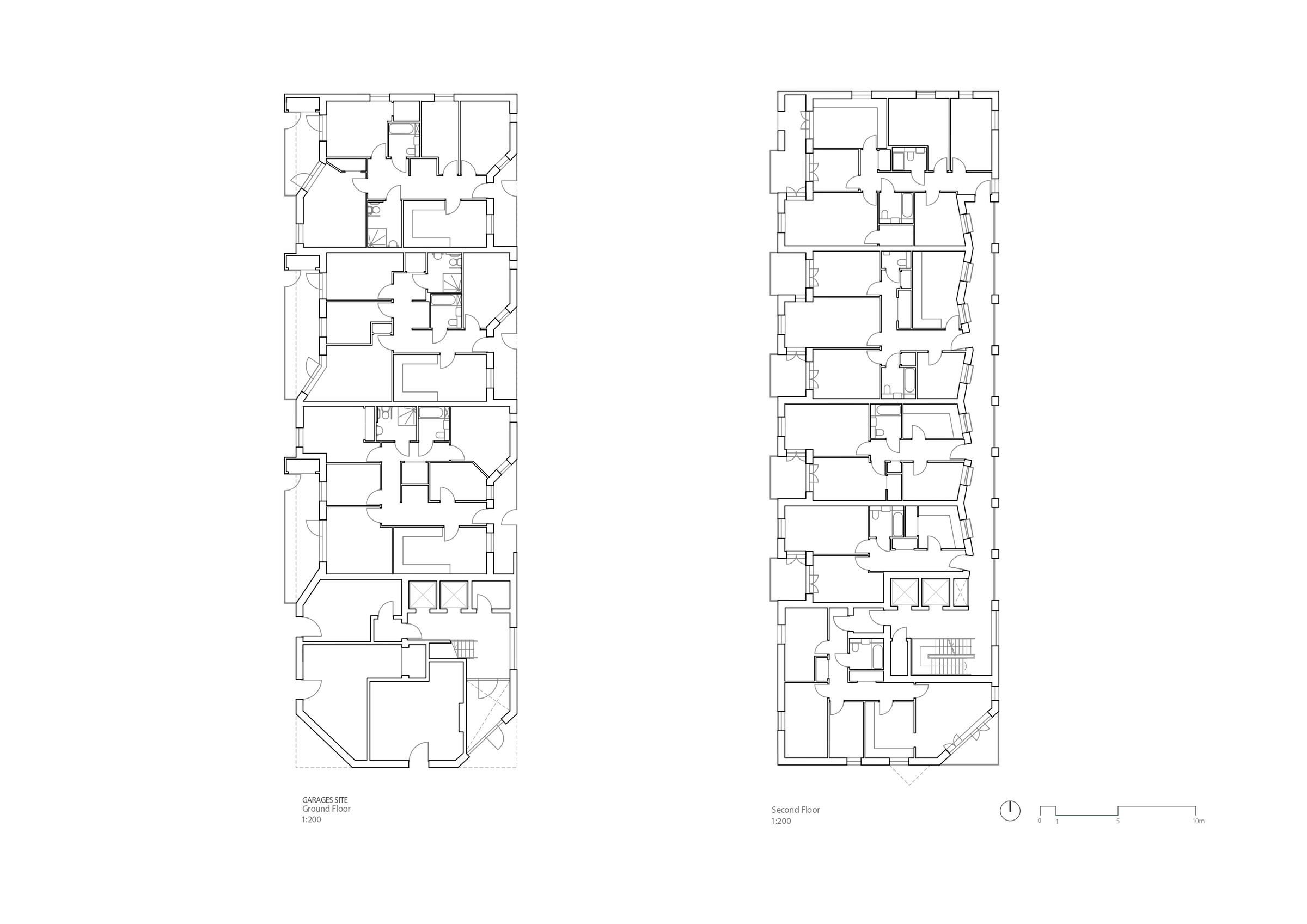 Garages Site:  3rd & 4th Floors