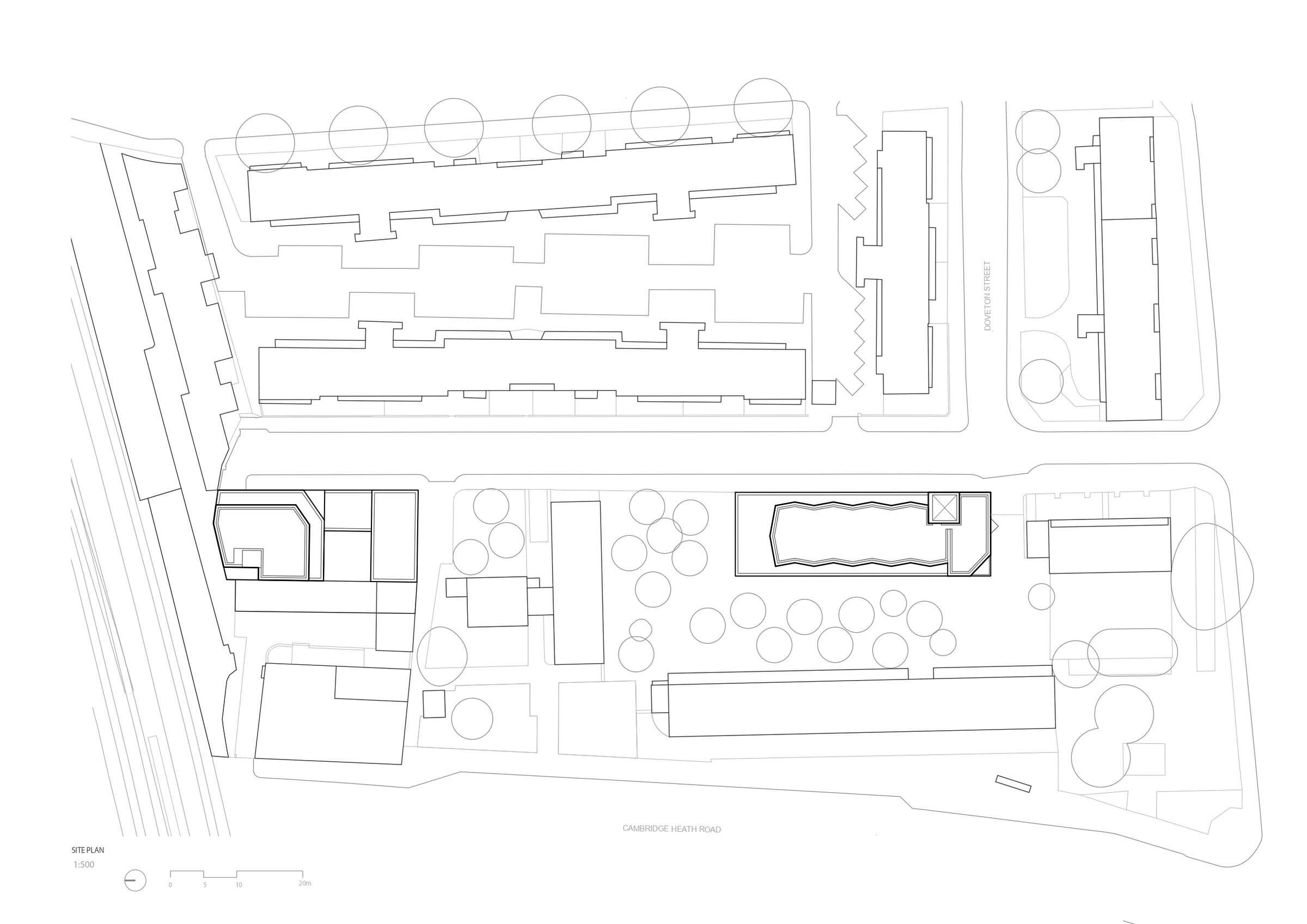 Site Plan: Showing both sites