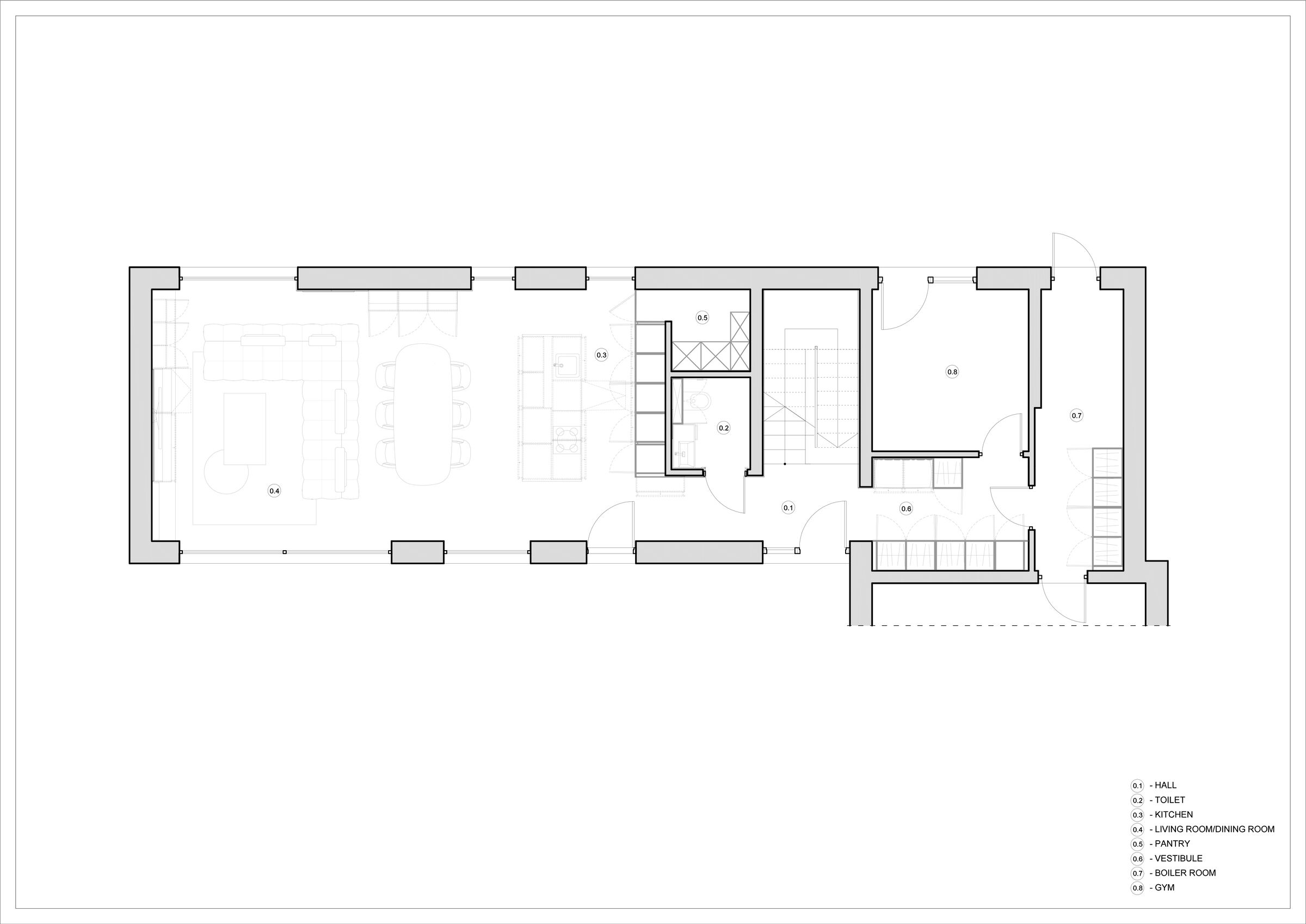 New Orange House - Ground Floor Masterplan