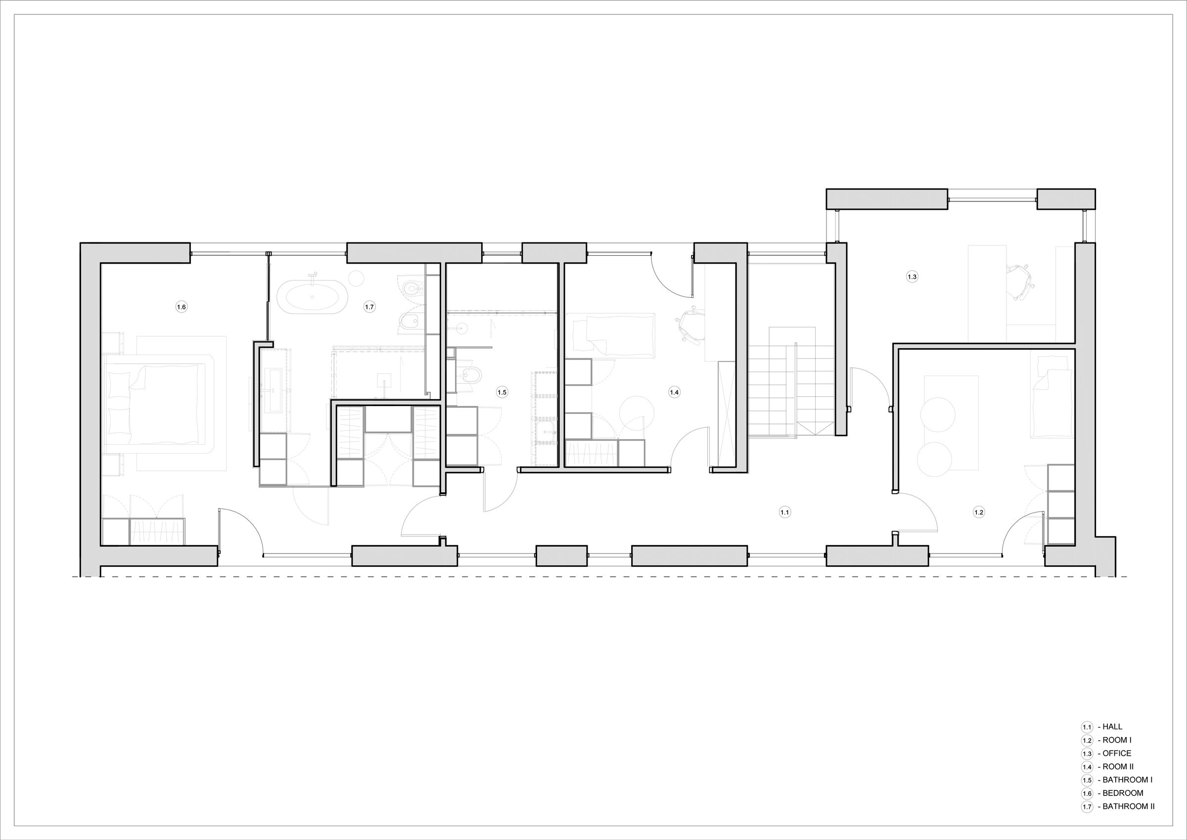 New Orange House - First Floor Masterplan