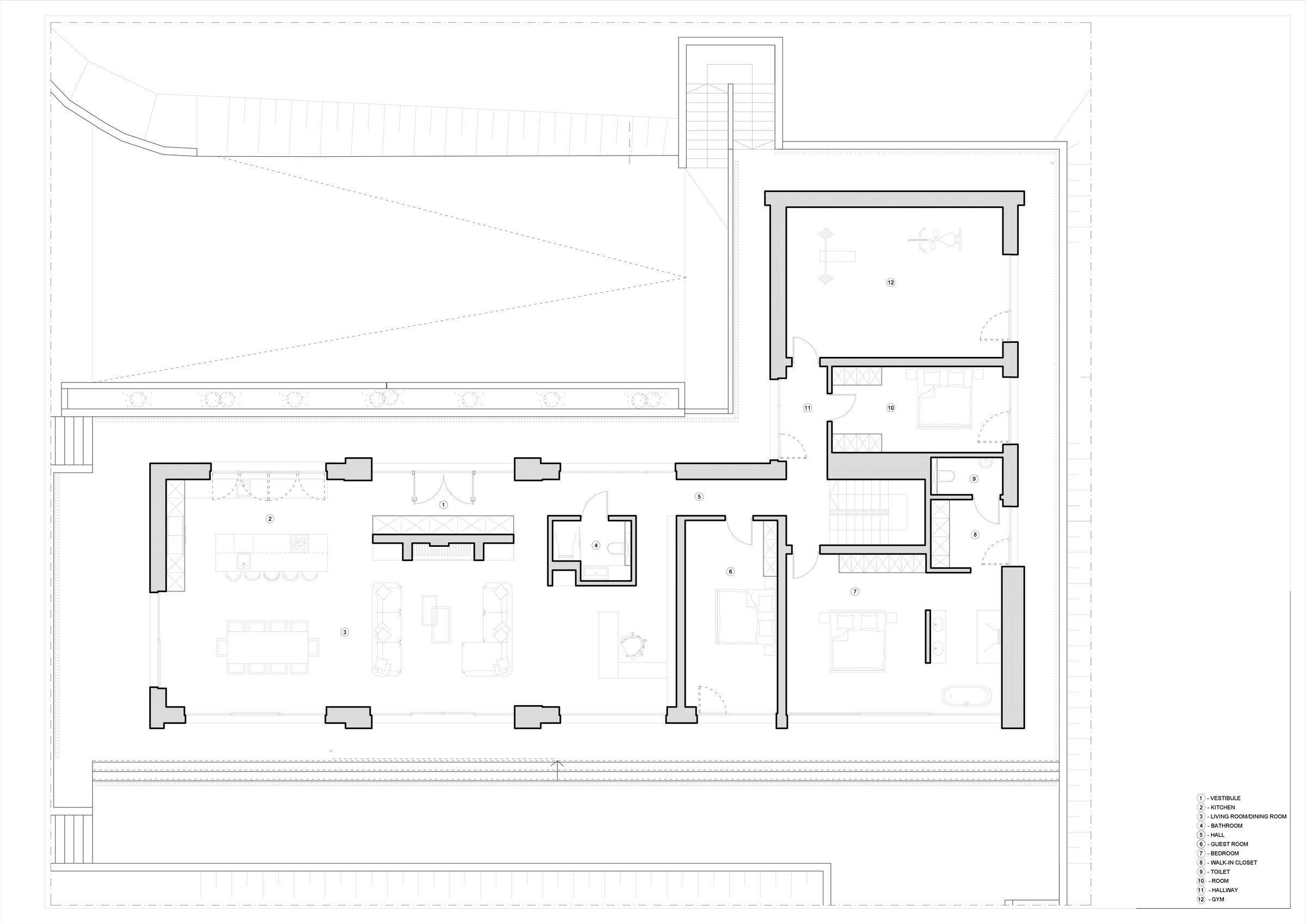 WILLA MAKOWSKI GROŃ - master plan