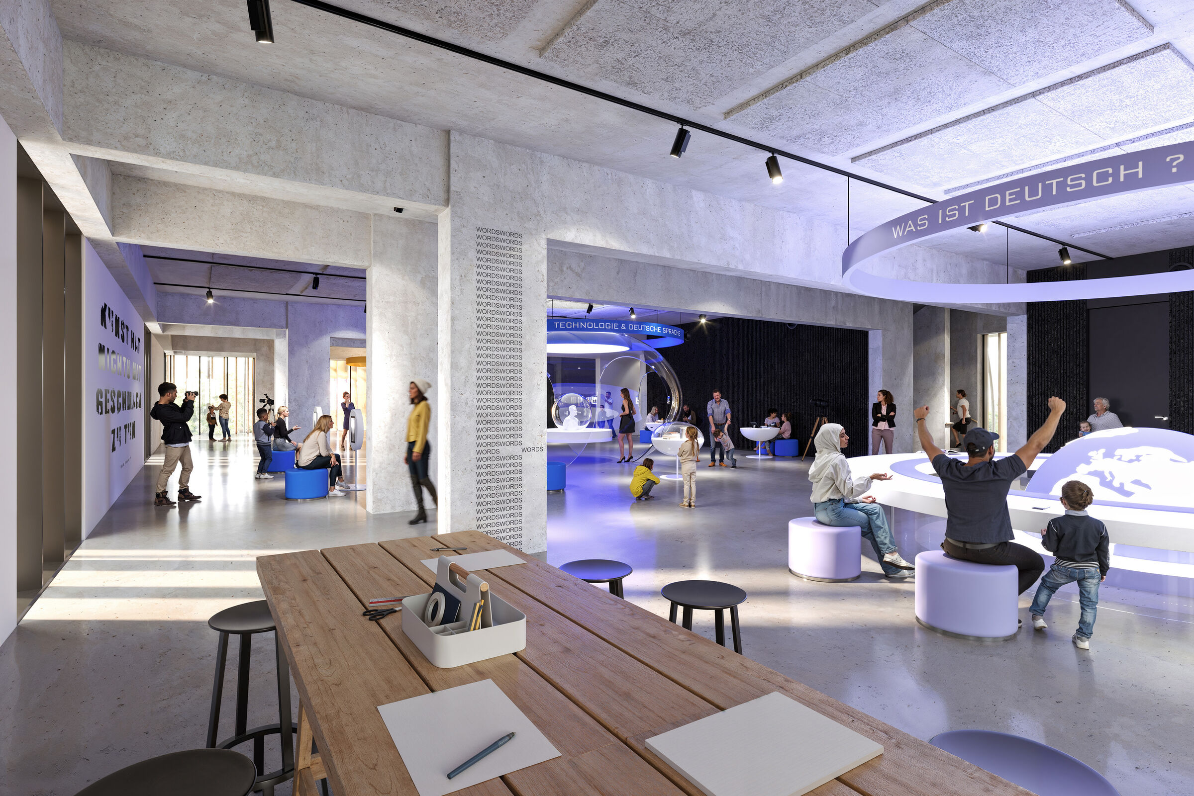 Exhibition floor