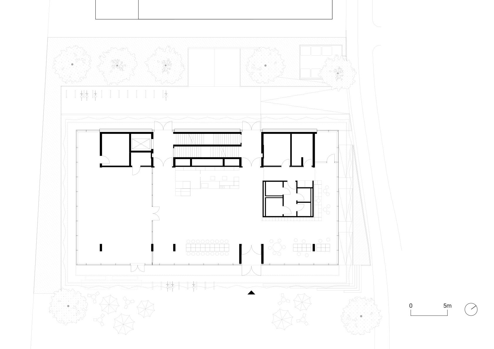 Ground floor, original scale 1:100
