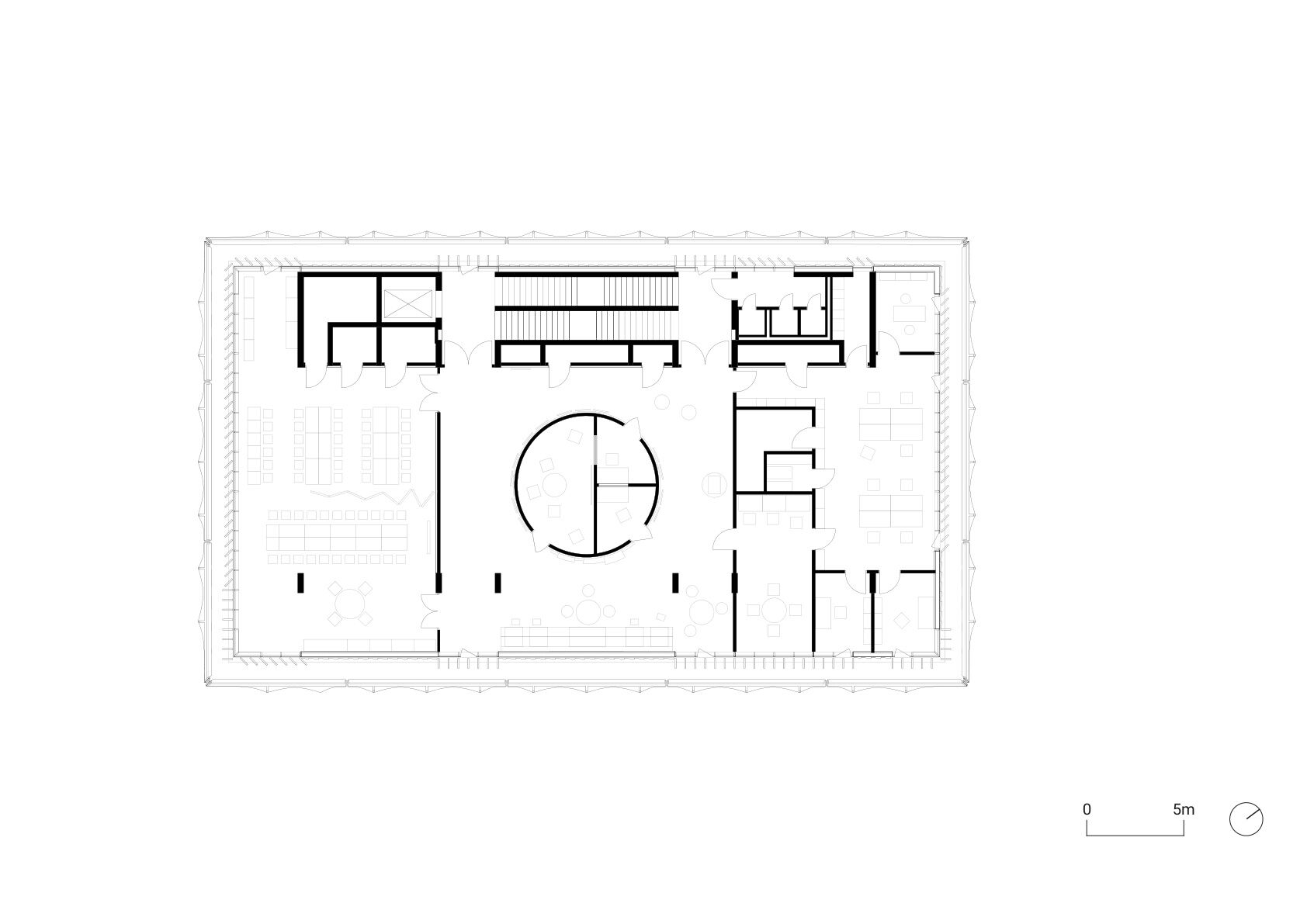 First floor, original scale 1:100