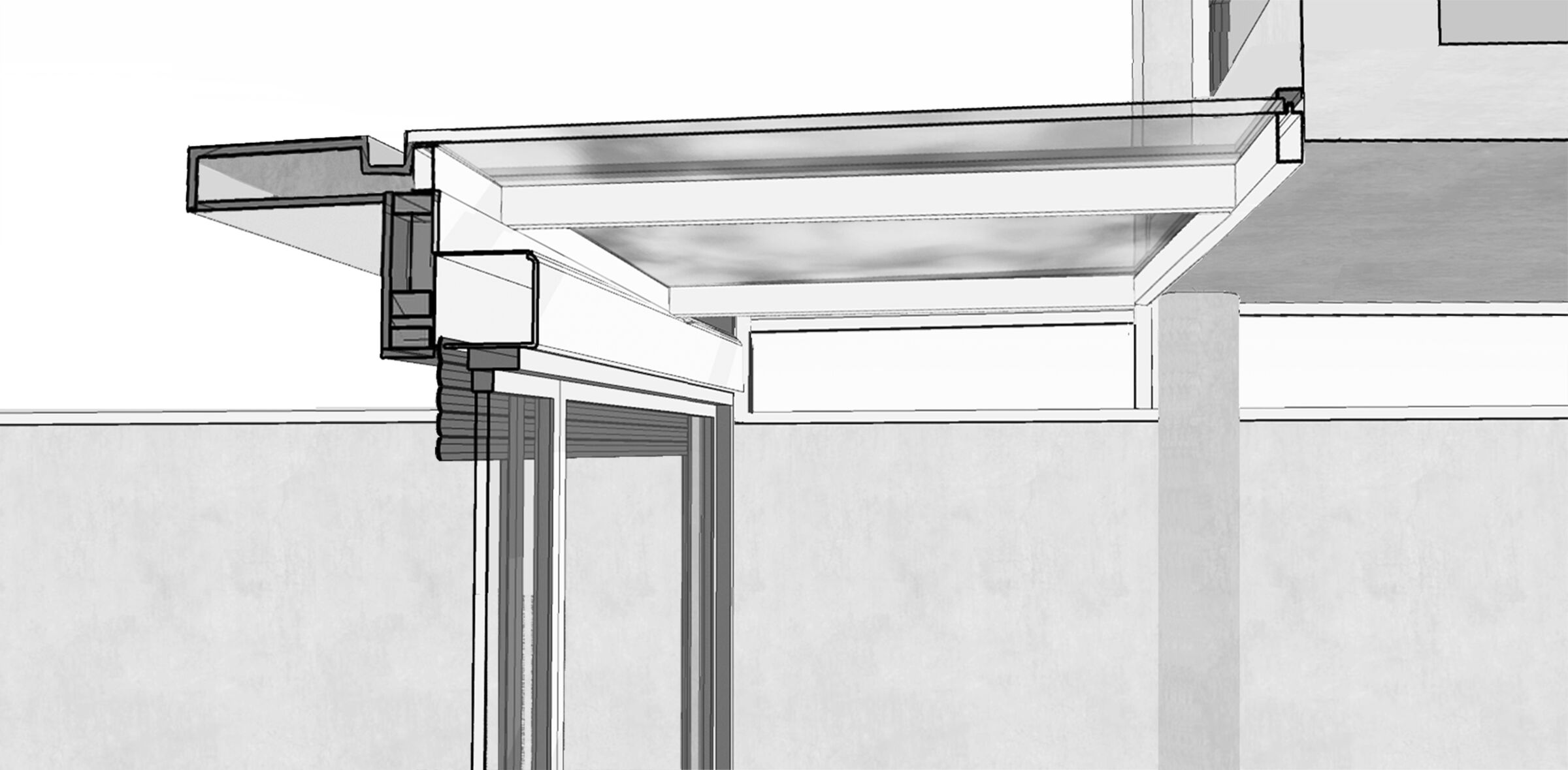 Glassroof detail