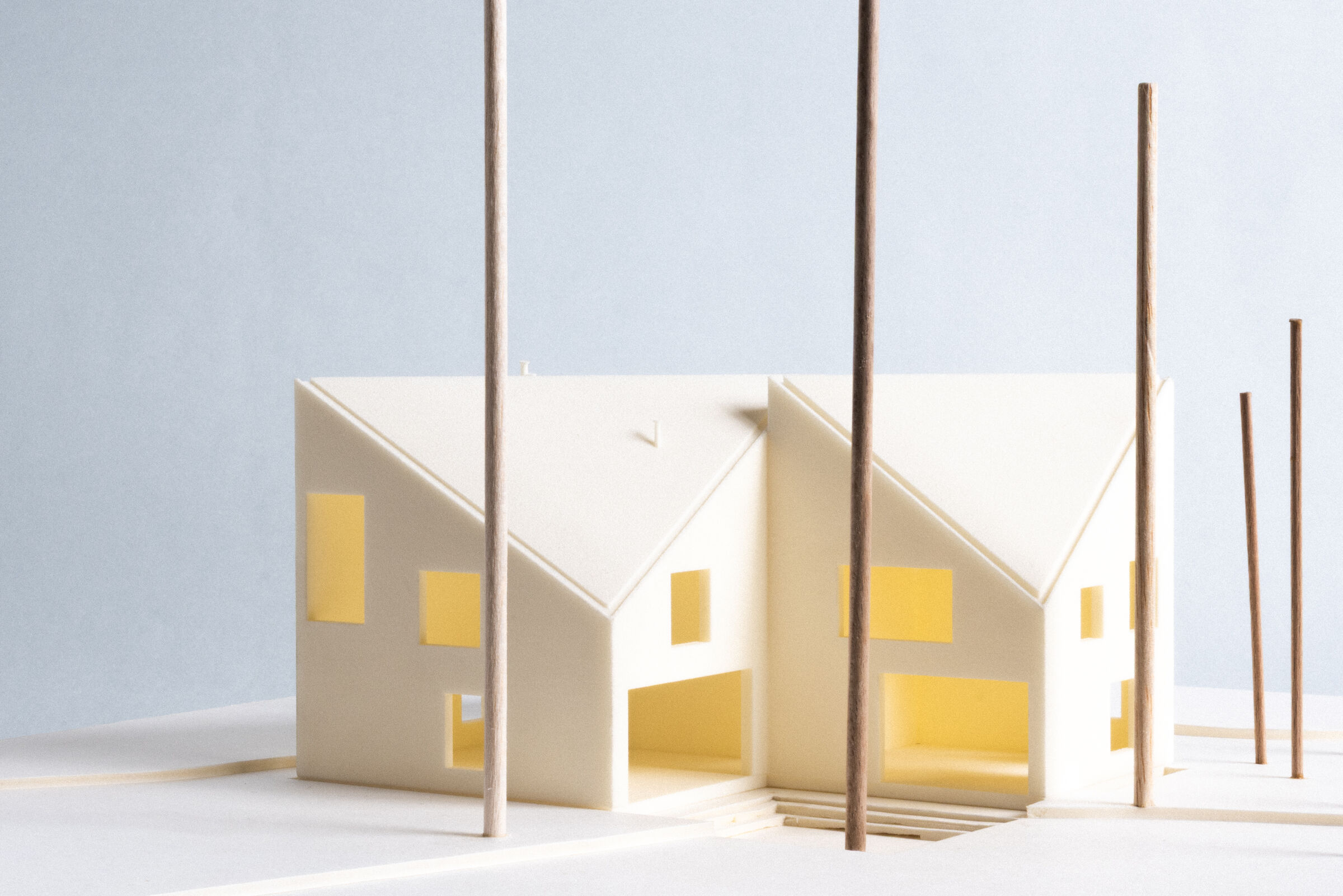 Forest House Model by studio razavi + partners